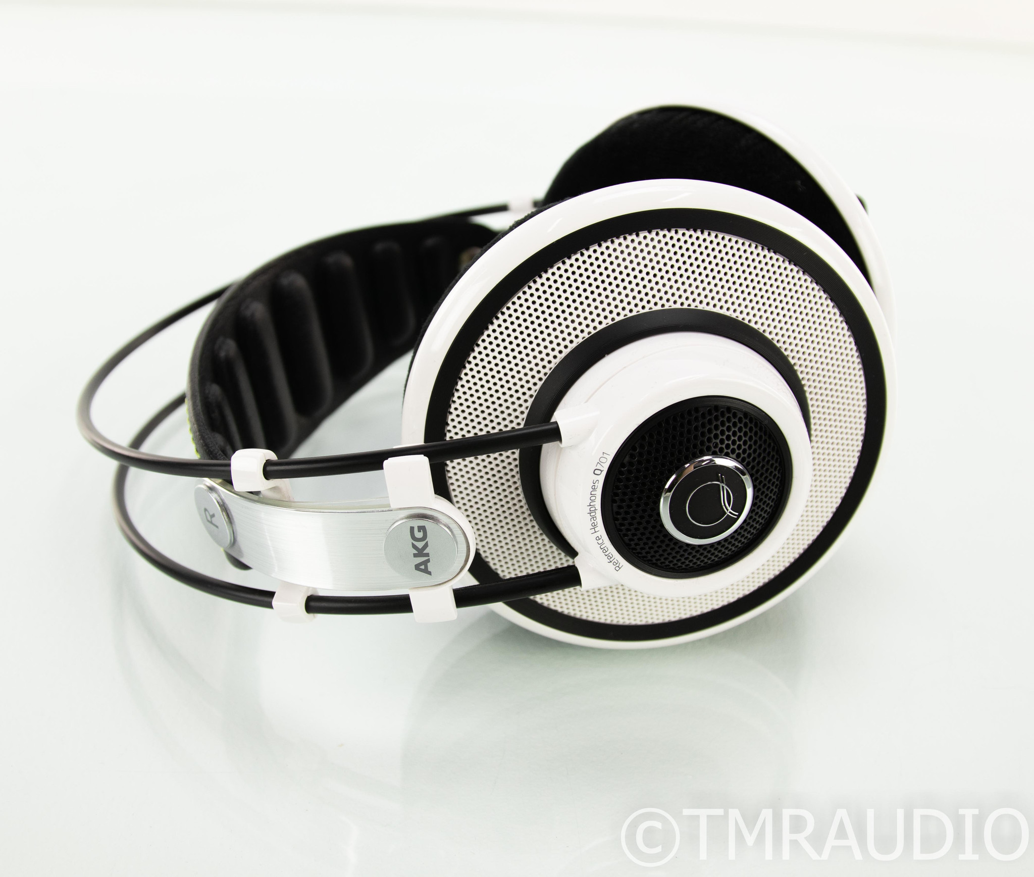 AKG Q Semi Open Back Dynamic Headphones; White Pair