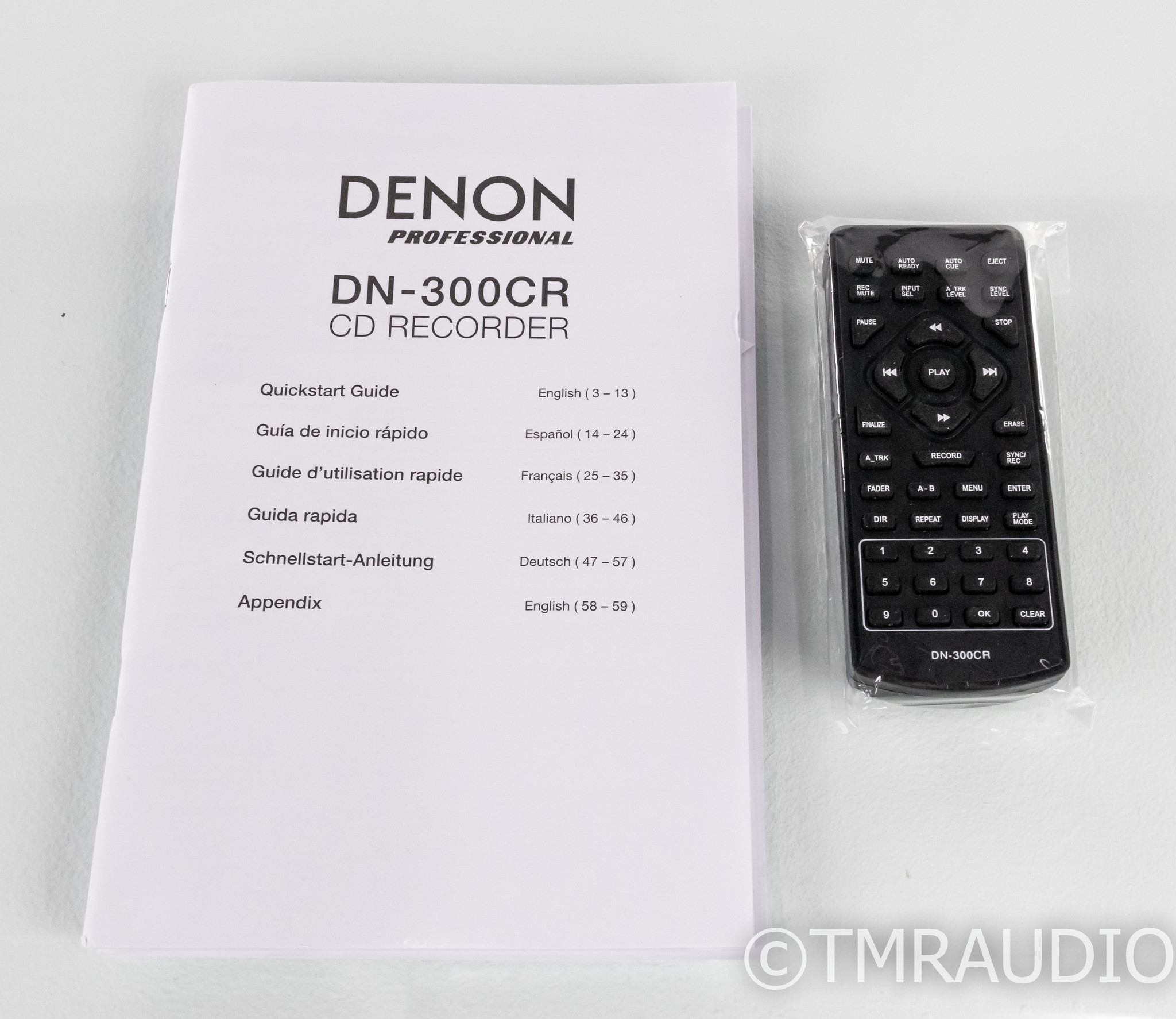 Denon DN-300CR CD Recorder; DN300CR; Remote - The Music Room