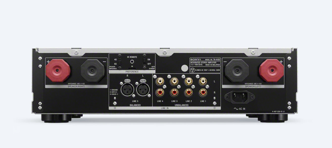 Sony TAA1ES Stereo Integrated Amplifier; Silver (New) The Music Room