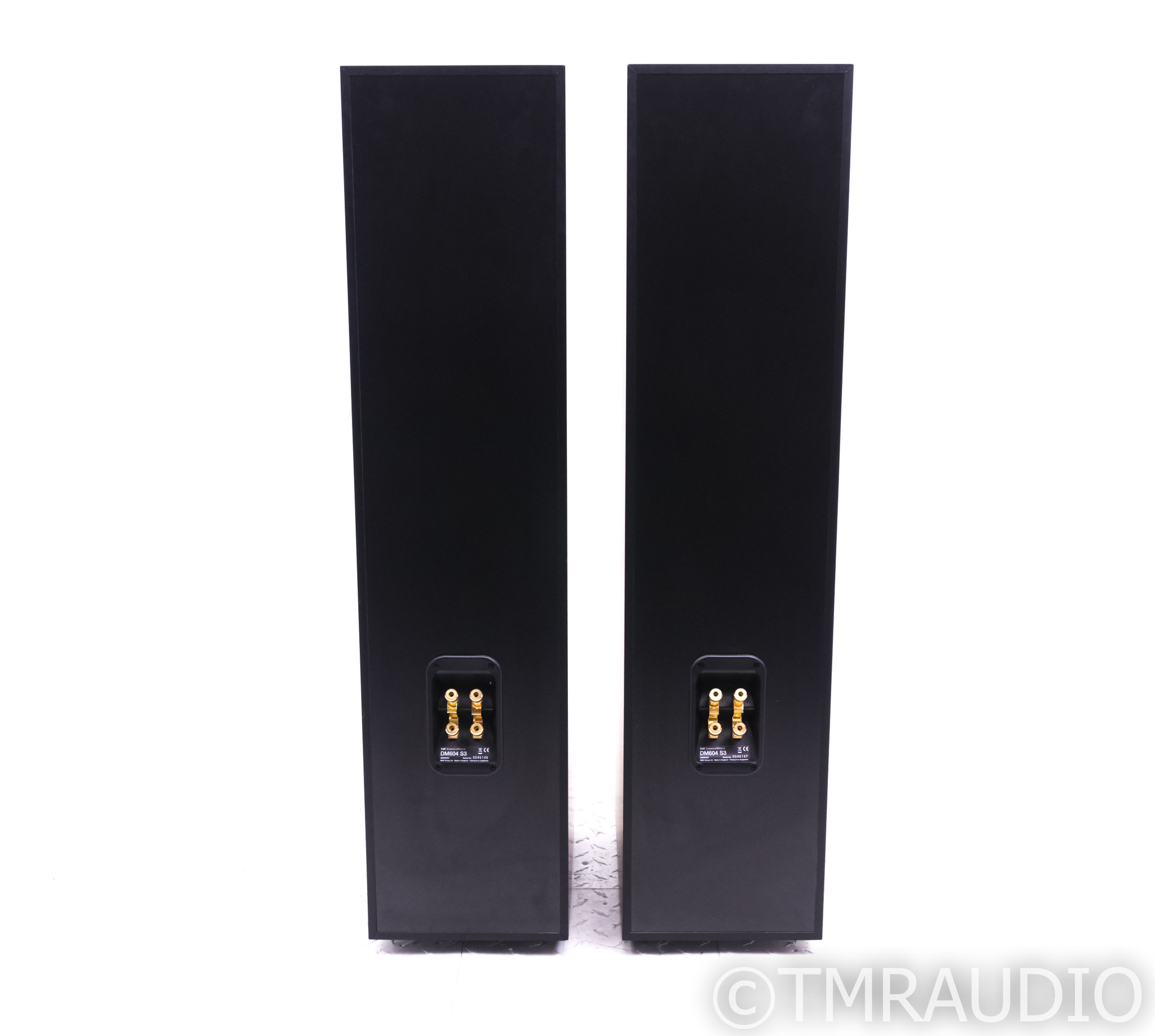 B&W DM604 S3 Floorstanding Speakers; Black Ash Pair; DM-604S3 - The ...