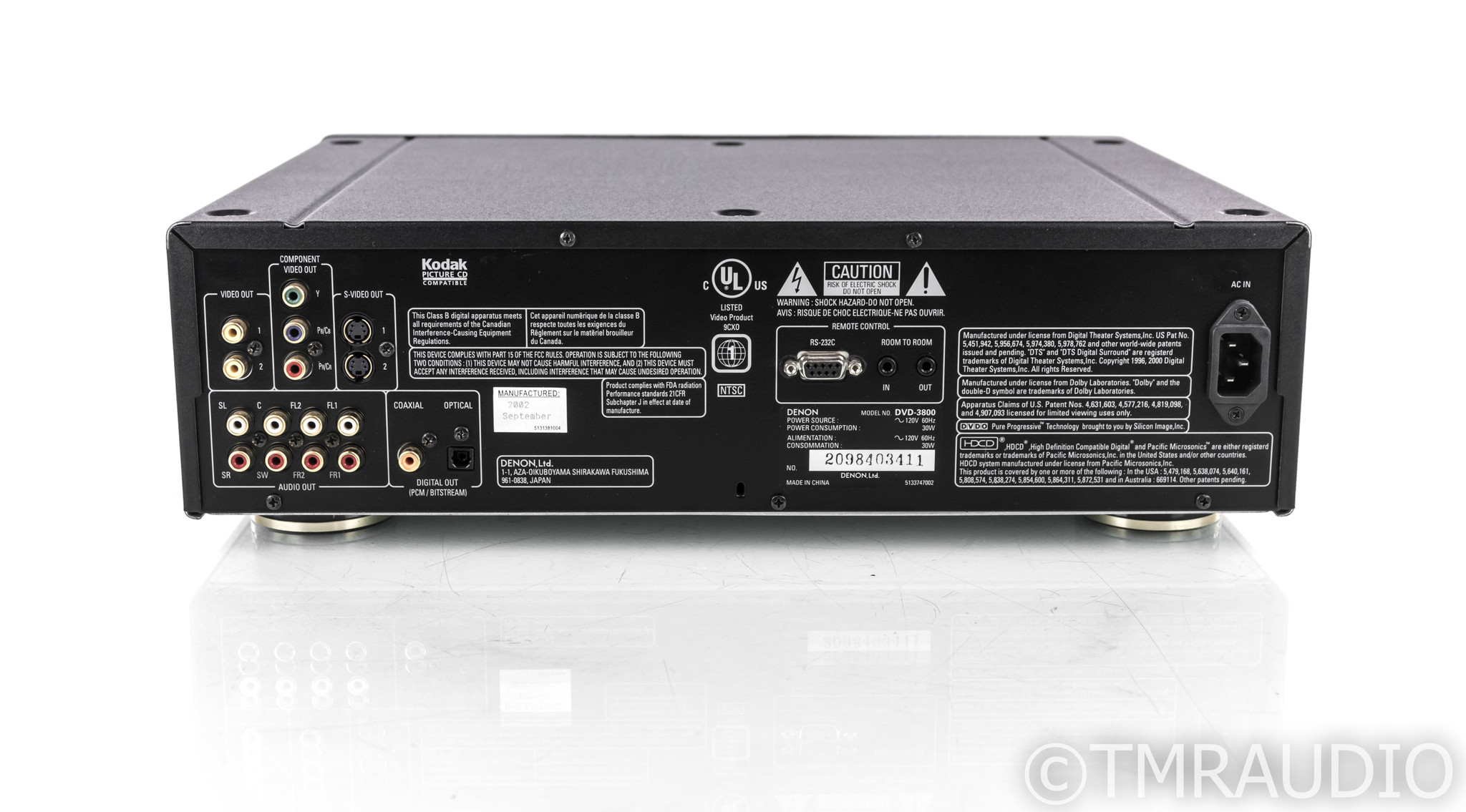 DENON DVDプレーヤー DVD-3800 Denon DVD-3800 DVD / CD Player; DVD3800; Remote; HDCD - The