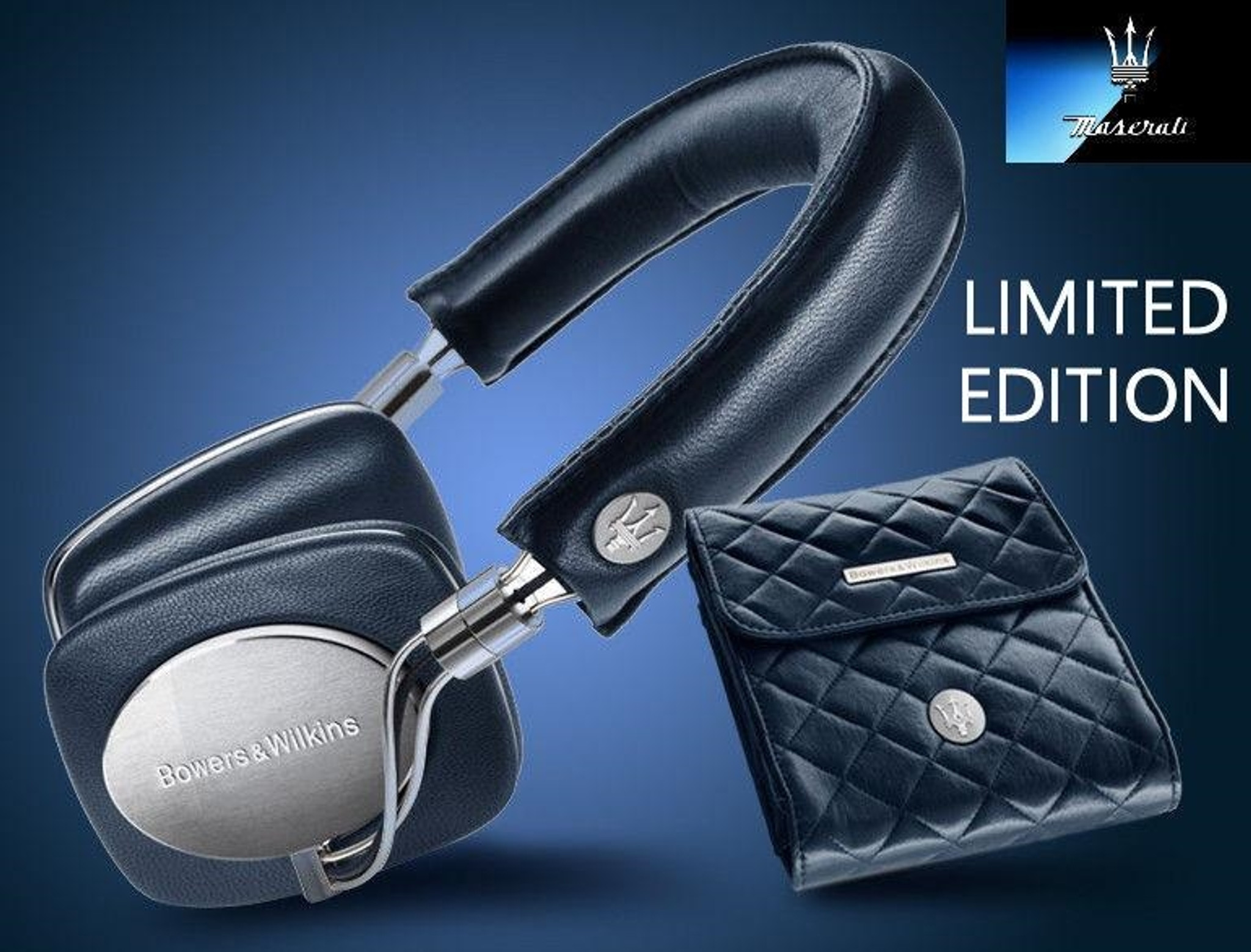 B&W P5 Maserati Blue Headphones; Bowers & Wilkins (New) - The