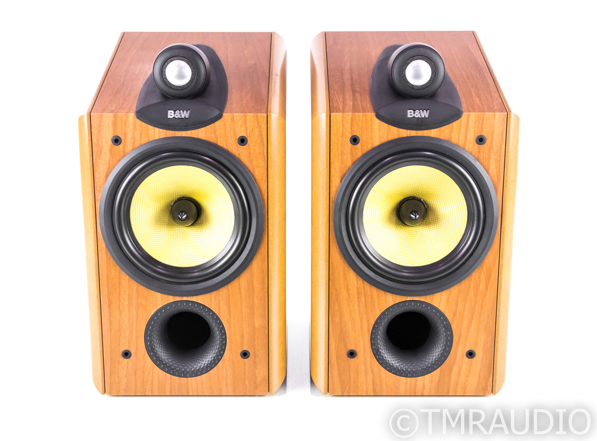 B&W CDM1NT Bookshelf Speakers; Cherrywood Pair; CDM-1NT