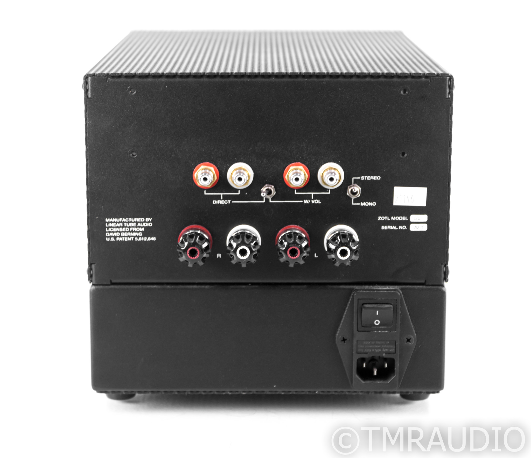 Linear Tube Audio Zotl40 Mk Ii Ultralinear Tube Power Amplifier Zotl 40mkii Sold The Music Room