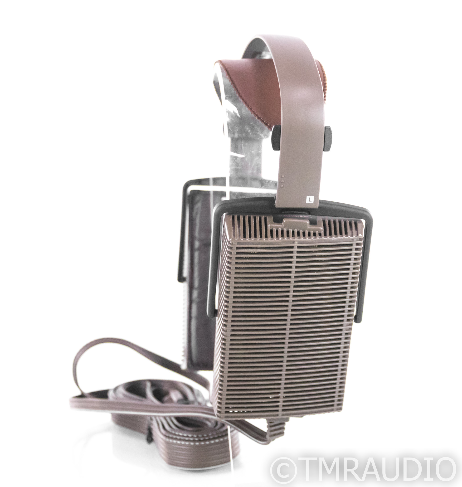 Stax SR Lambda Nova Signature Electrostatic Earspeakers; Serviced 