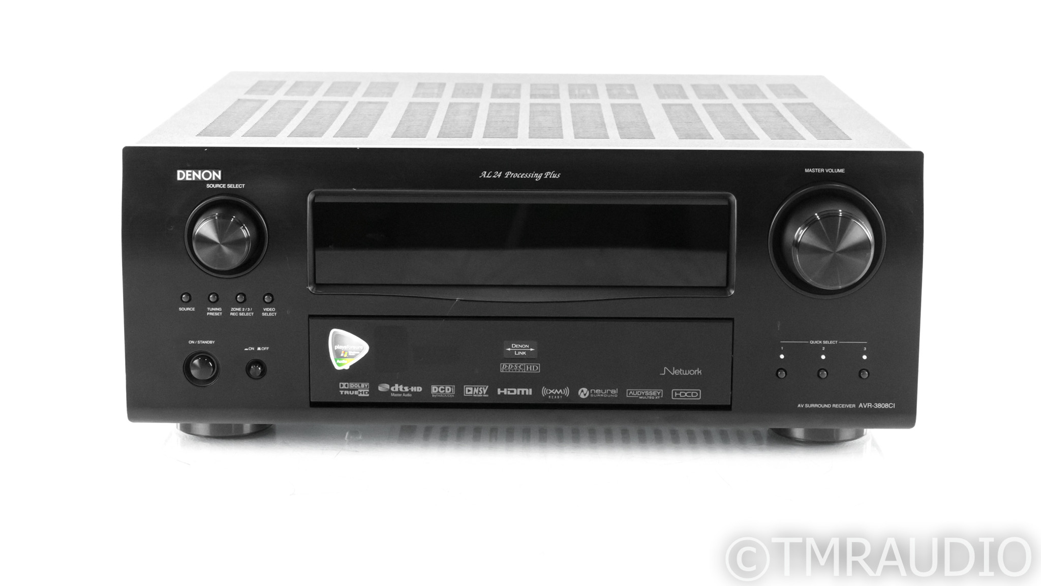 Denon AVR-3808ci 7.1 Channel Home Theater Receiver; MM Phono