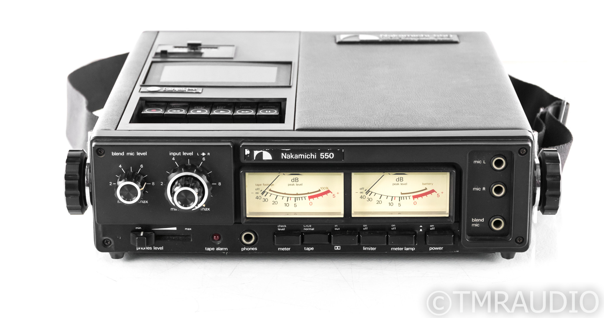 Nakamichi 550 Vintage Portable Cassette Recorder; (No Power Supply)