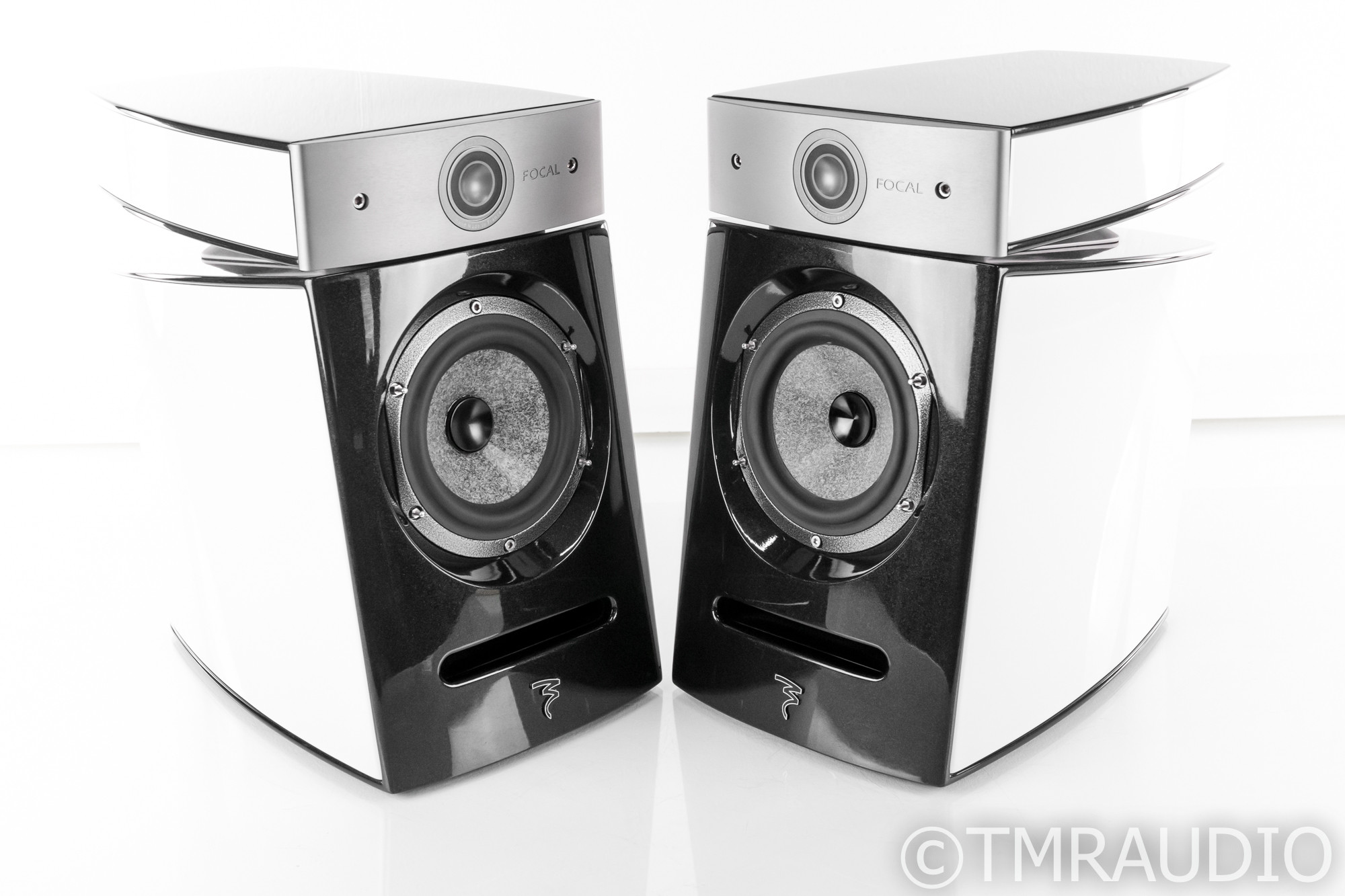 Focal Diablo Utopia III Bookshelf Speakers; Carrara White Pair The