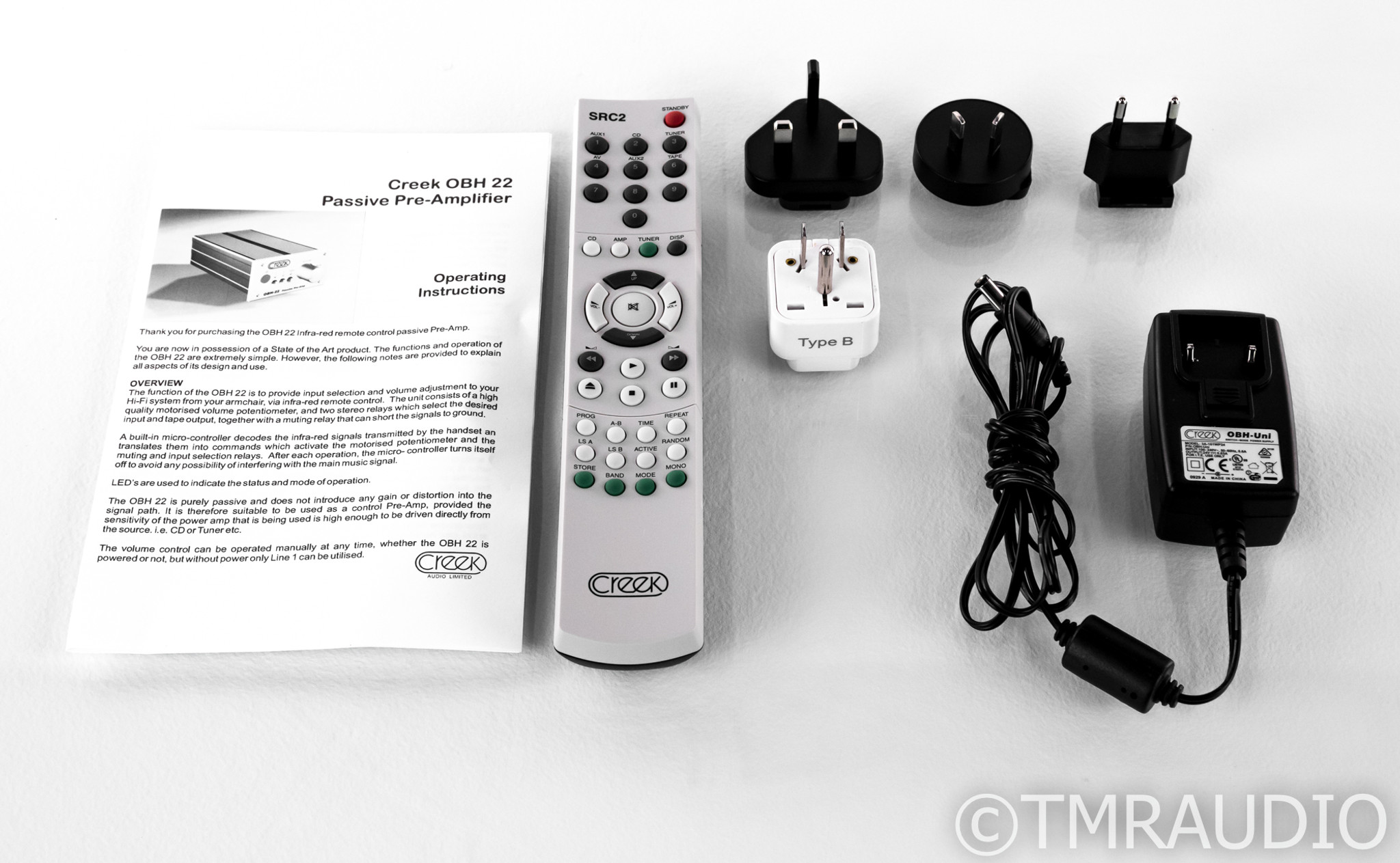 Creek OBH-12 プリアンプ Creek Audio OBH-12 リモコン付プリアンプ remote-control