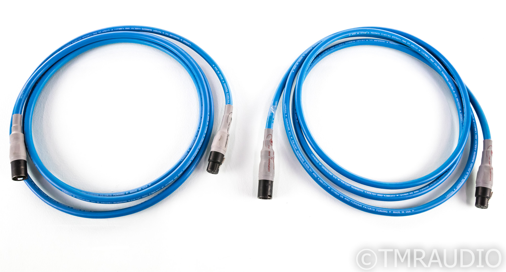 Cardas Quadlink 5-C XLR Cables; 5C; 3m Pair Balanced Interconnects