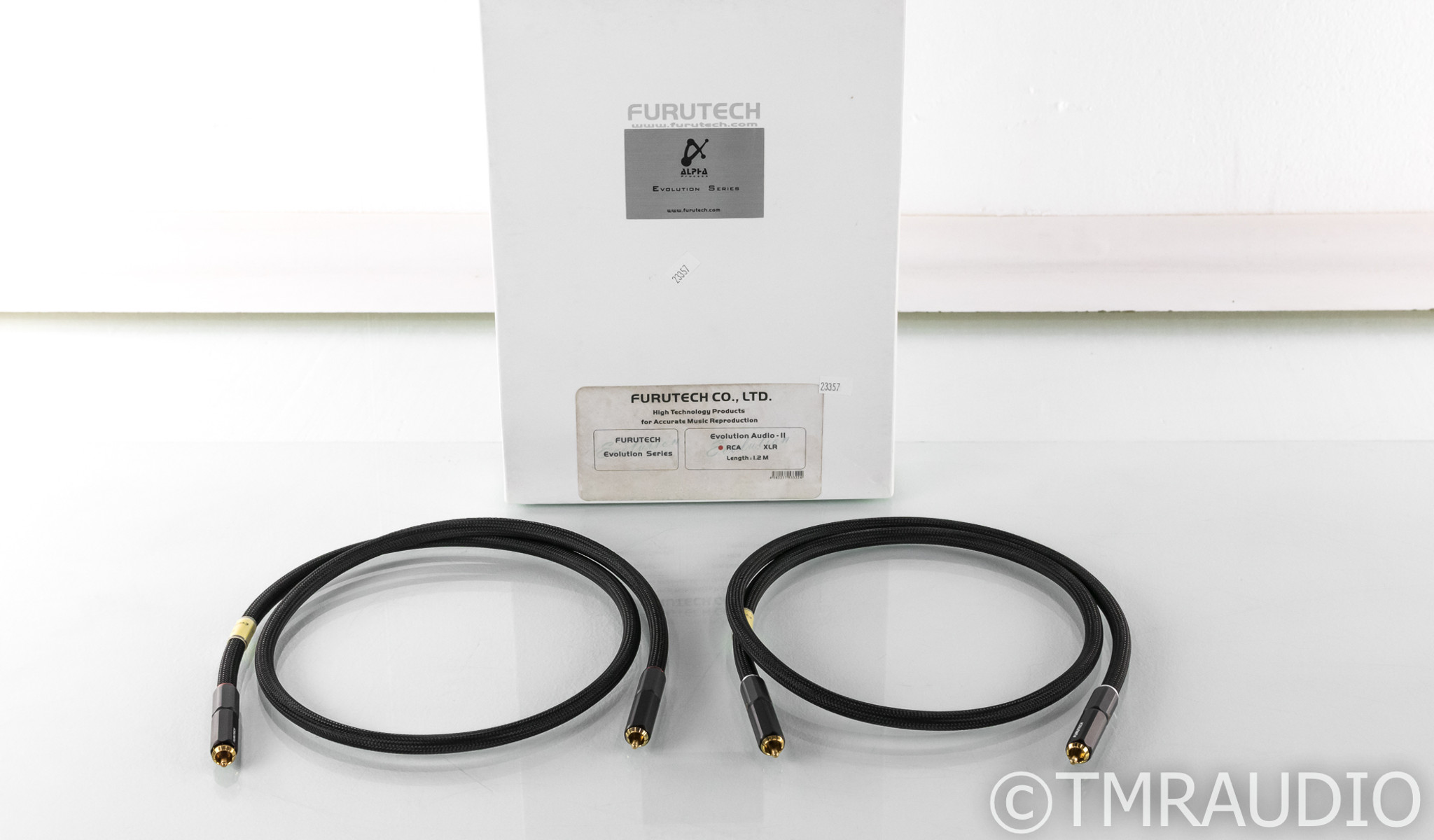 Furutech Evolution Audio II RCA Cables; 1.2m Pair