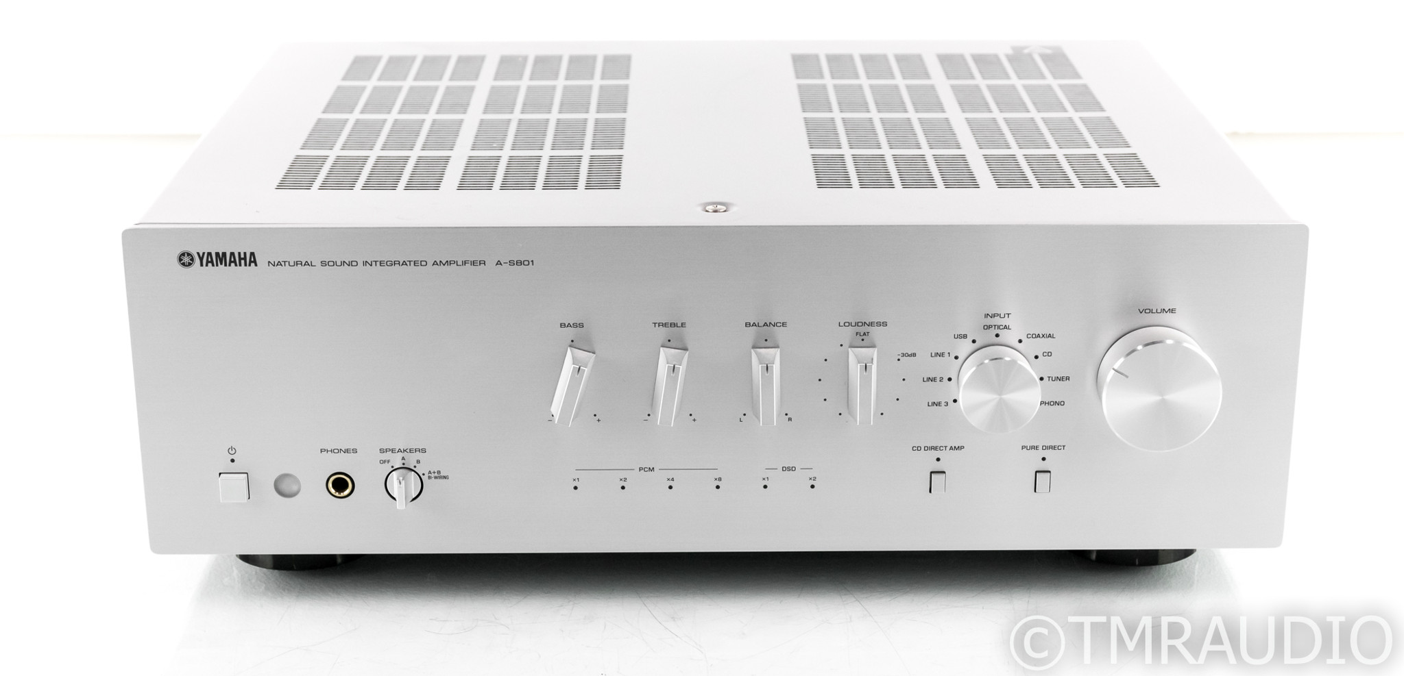 Yamaha A-S801 Stereo Integrated Amplifier; AS801; Remote; MM Phono