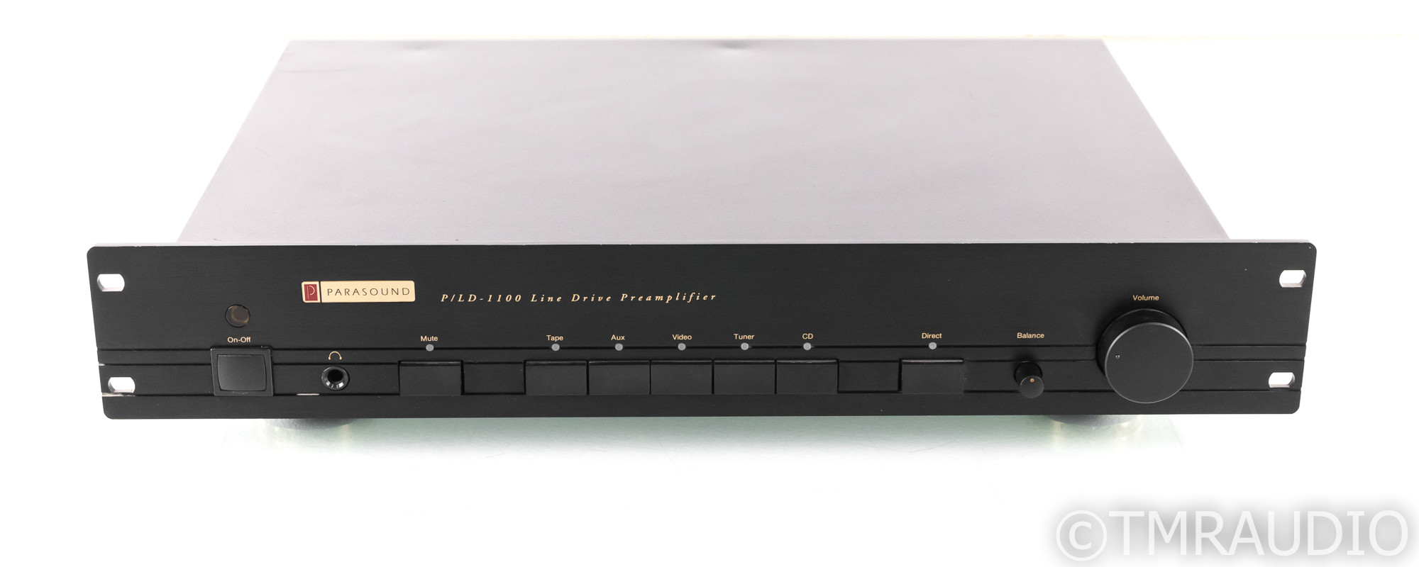 Parasound P Ld 1100 Line Drive Stereo Preamplifier Pld1100 Remote The Music Room