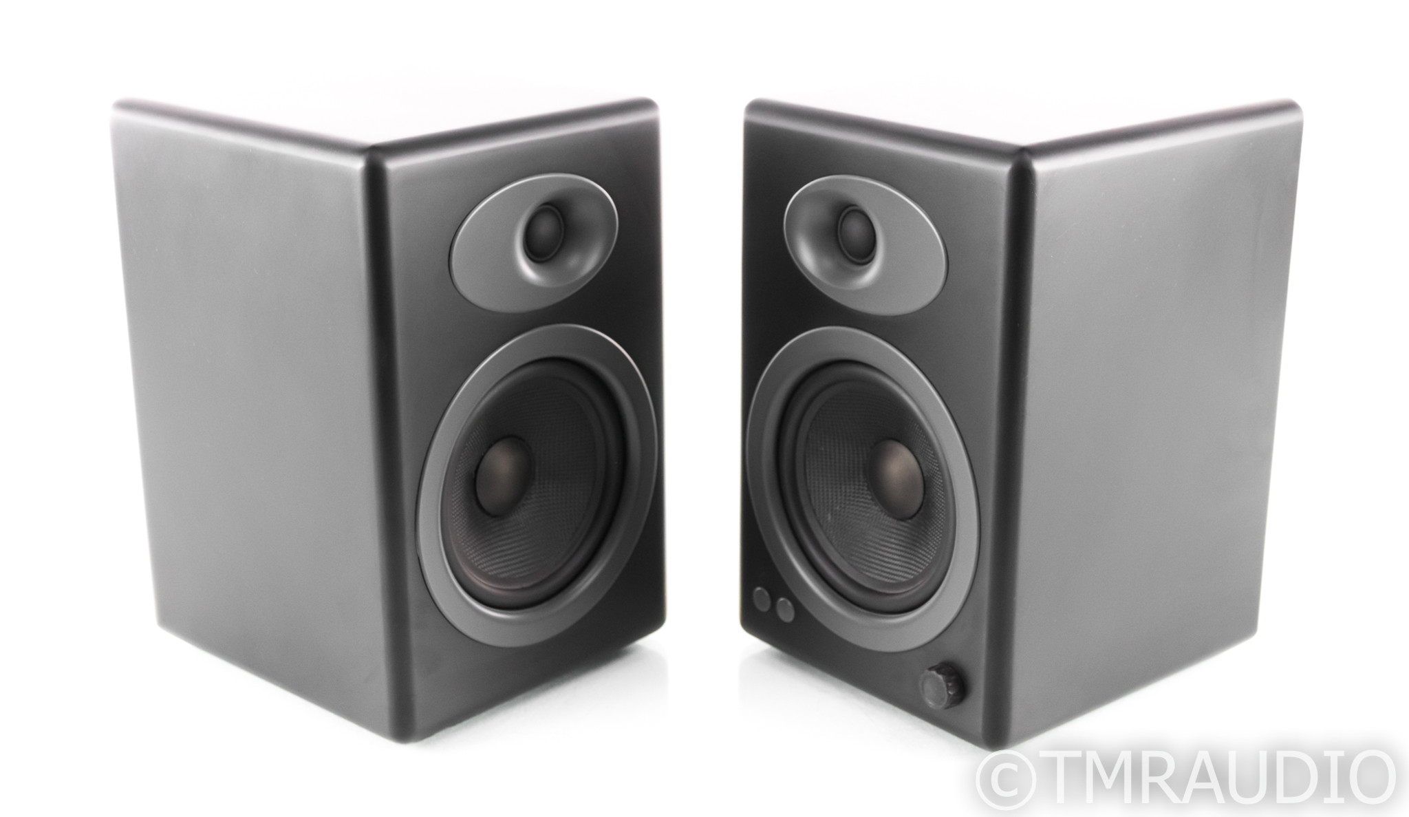 Audioengine A5+ Powered Bookshelf Speakers; Satin Black Pair (SOLD)