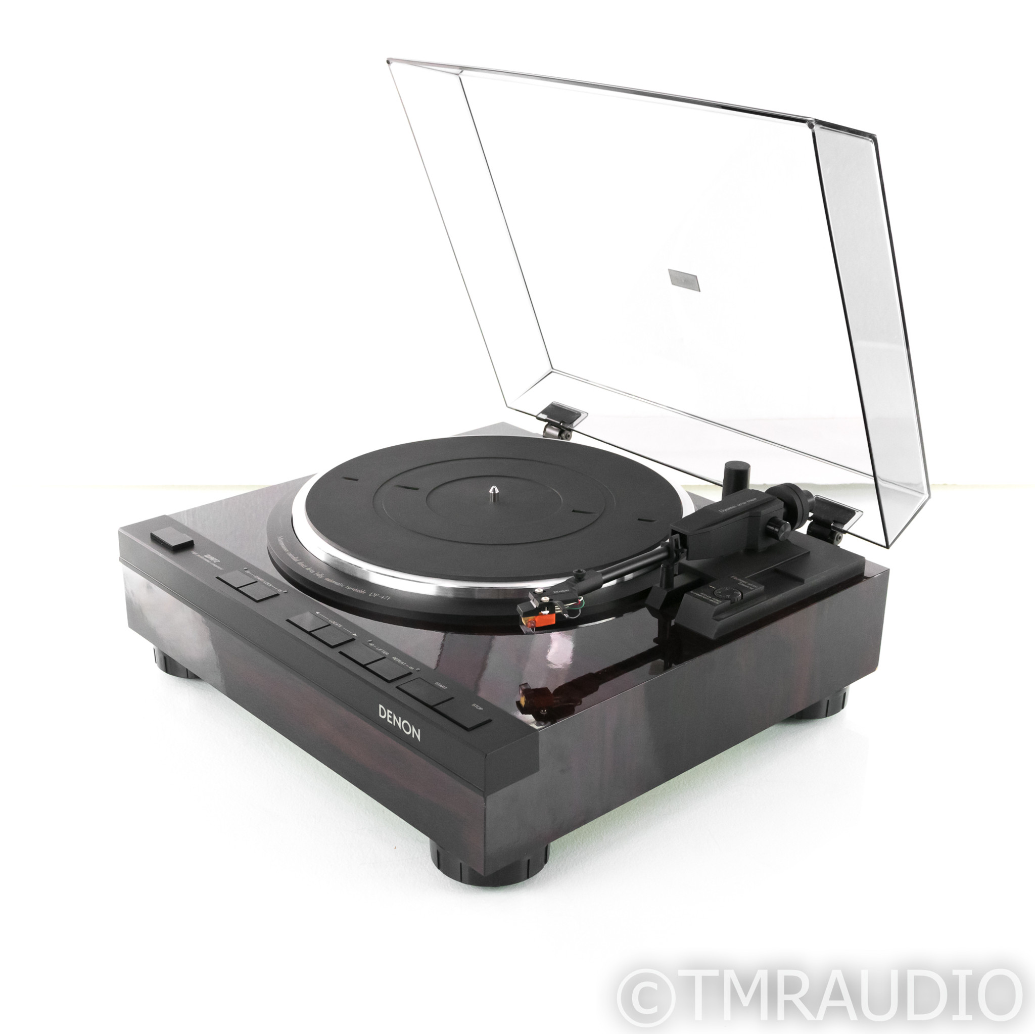 DENON DP-47F レコードプレーヤー カートリッジ、ヘッドシェル付き - DJ機器