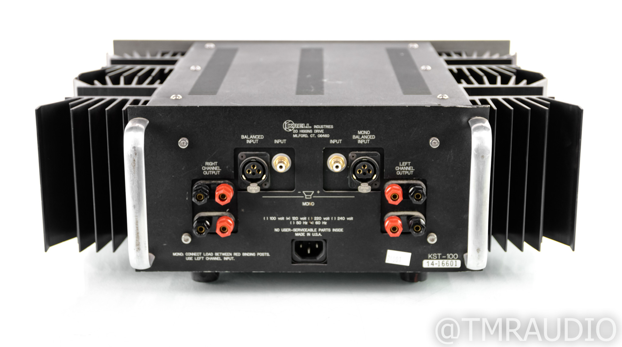 Krell KST-100 Stereo Power Amplifier; KST100