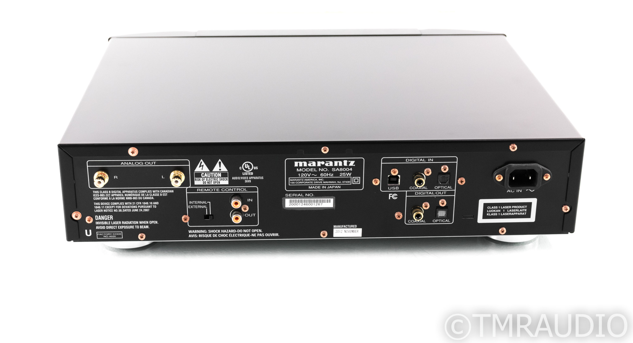 Marantz SA8004 SACD / CD Player; SA-8004; Remote - The Music Room