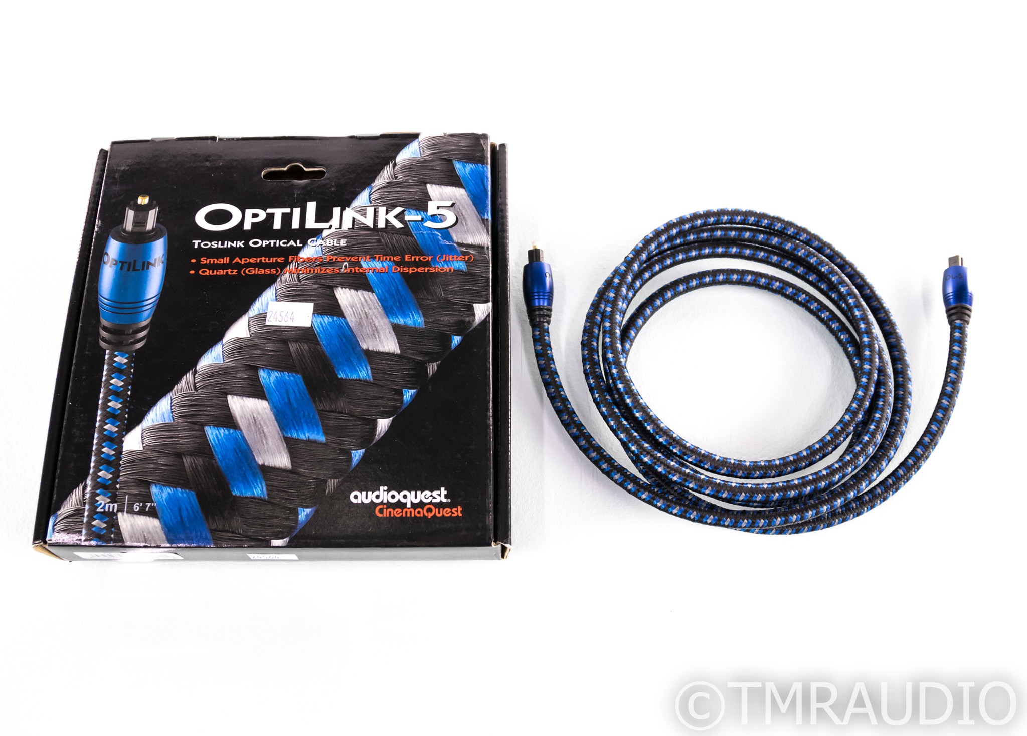 AudioQuest OptiLink-5 TOSLINK Optical Cable; 2m Digital Interconnect