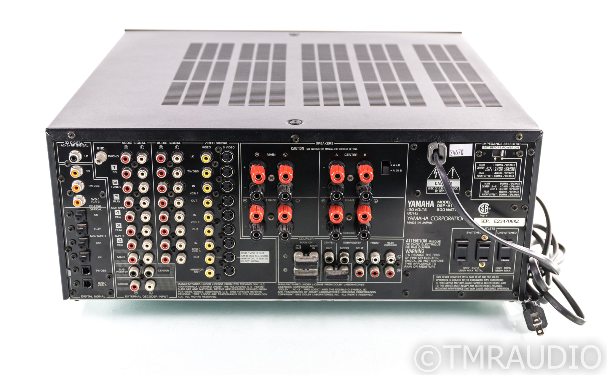 その他 Yamaha DSP-A1 Yamaha DSP-A1 5.1 Channel Home Theater Receiver; A1; Remote