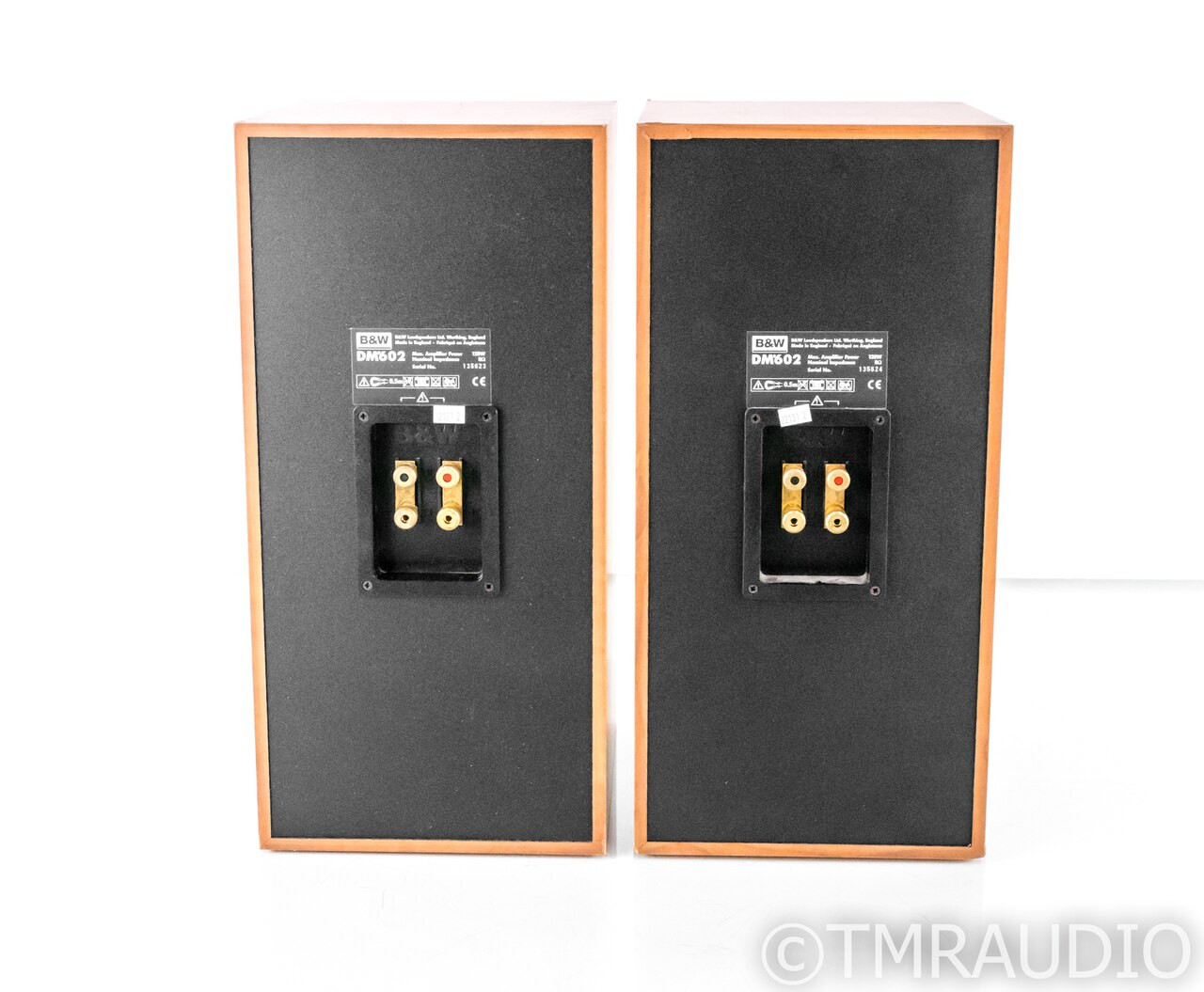 B&W DM602 Bookshelf Speakers; DM-602; Cherry Pair - The Music Room
