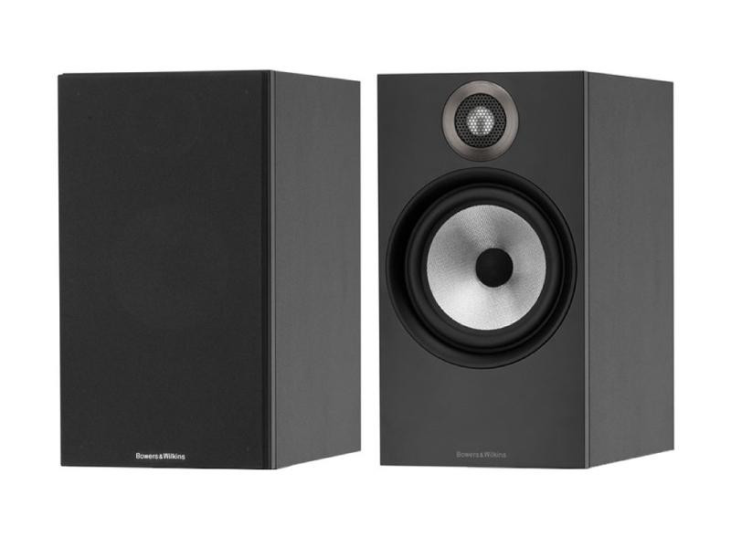 B&W 607 Bookshelf Speakers; Black Pair (New) The Music Room