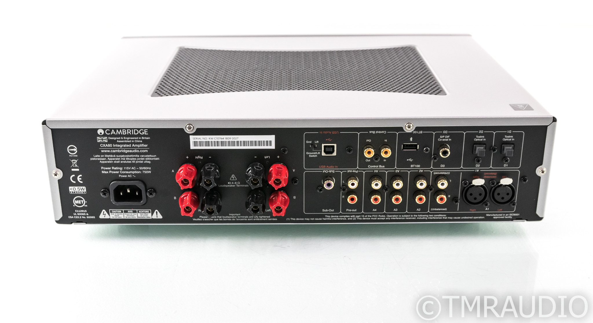 Cambridge Audio CXA80 Stereo Integrated Amplfiier; CX-A80; Remote