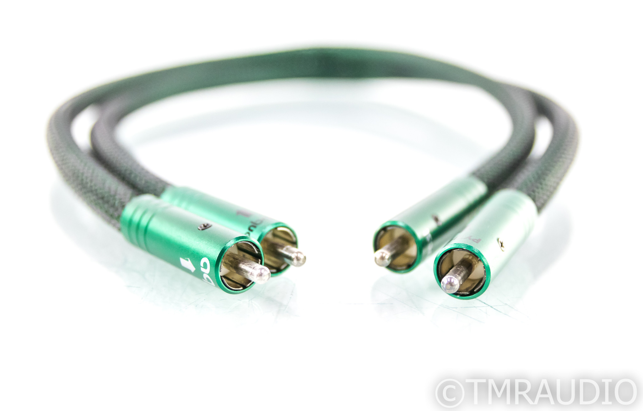 AudioQuest PYTHON ラインケーブル AudioQuest PYTHON RCA (1.0m)ペア RCAケーブル 元箱付 @36473