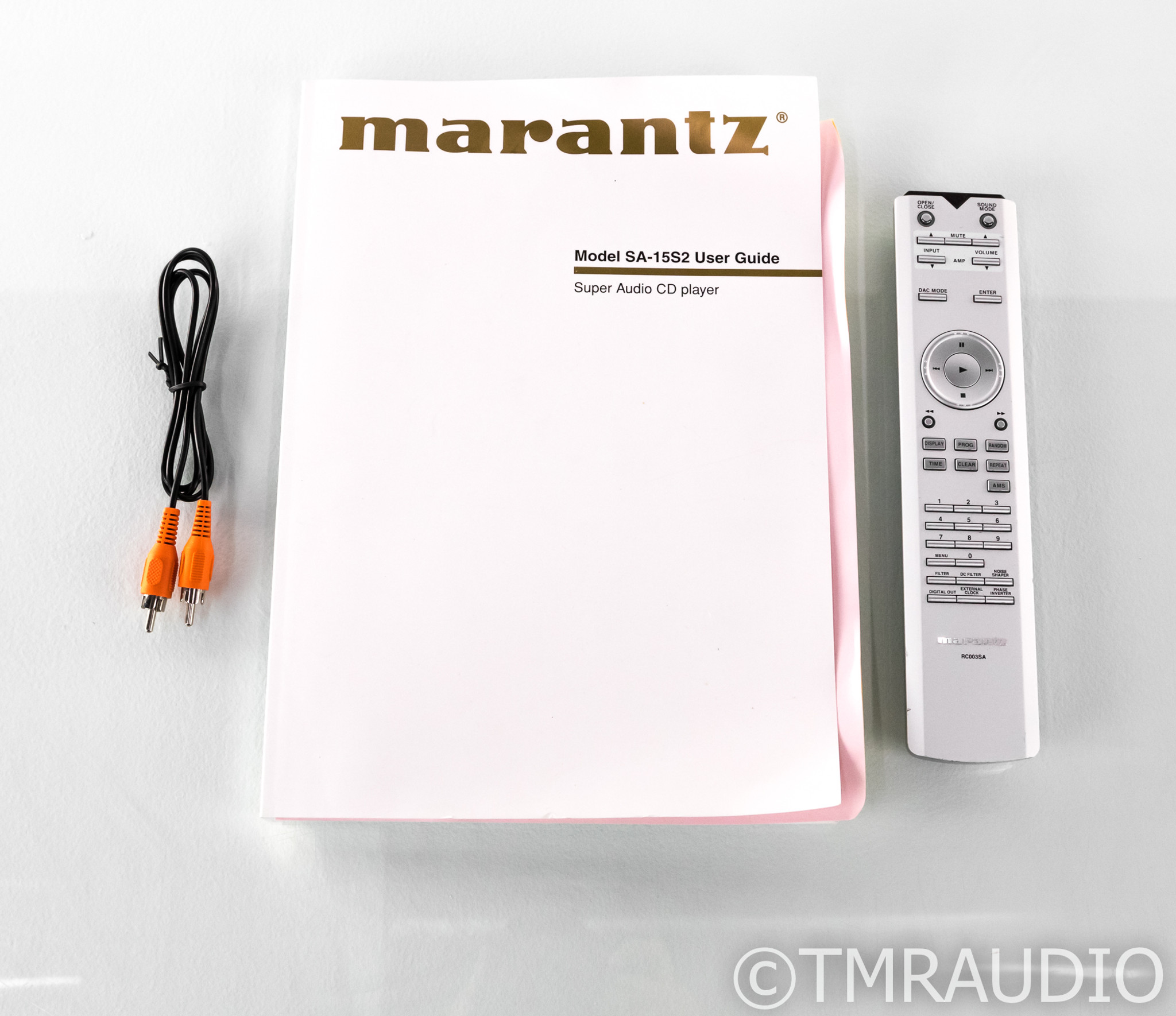 Marantz SA-15S2 Limited Edition SACD / CD Player; SA15S2; Remote