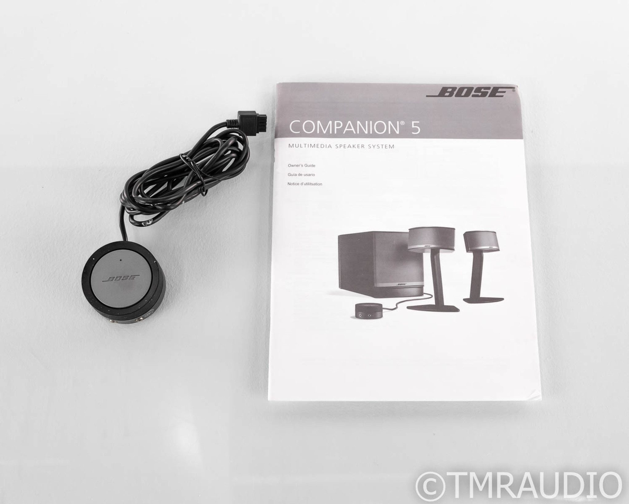 Bose* Companion 5 Multimedia Speaker System cables Subwoofer/with