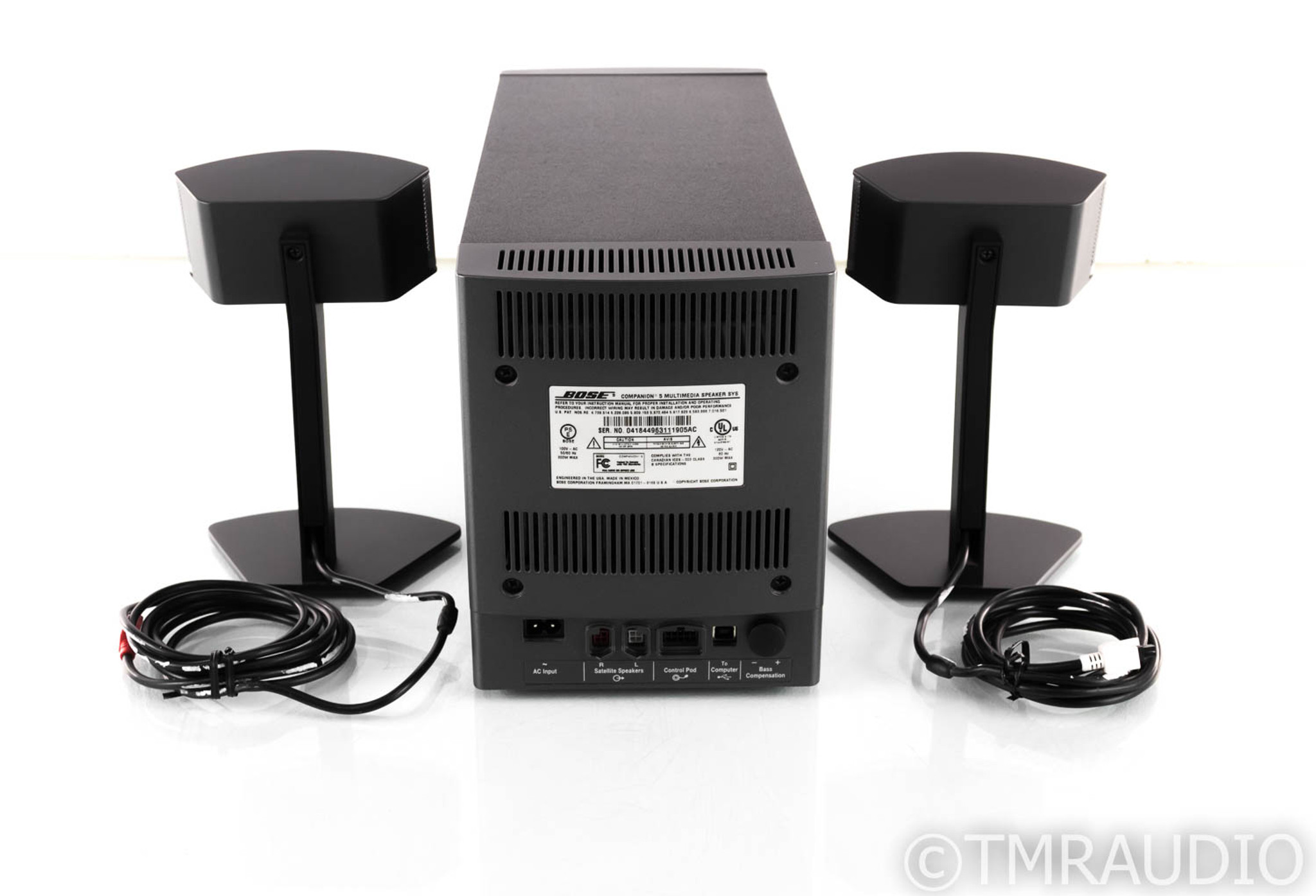 BOSE COMPANION 5 Enceinte PC 2.1 multimedia speaker system PC