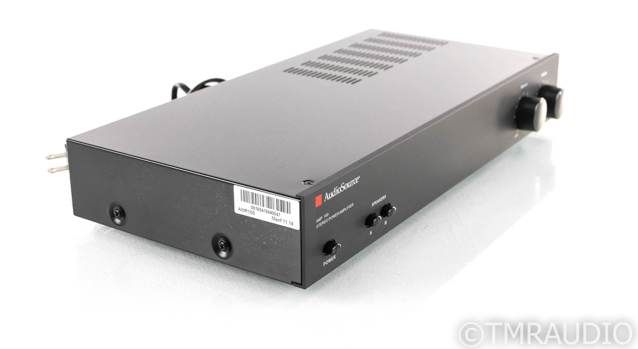 AudioSource AMP 100 Stereo / Mono Power Amplifier; AMP100; Black The