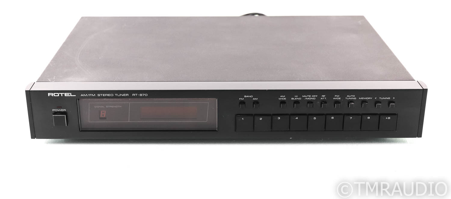 Rotel RT-870 Vintage AM / FM Stereo Tuner