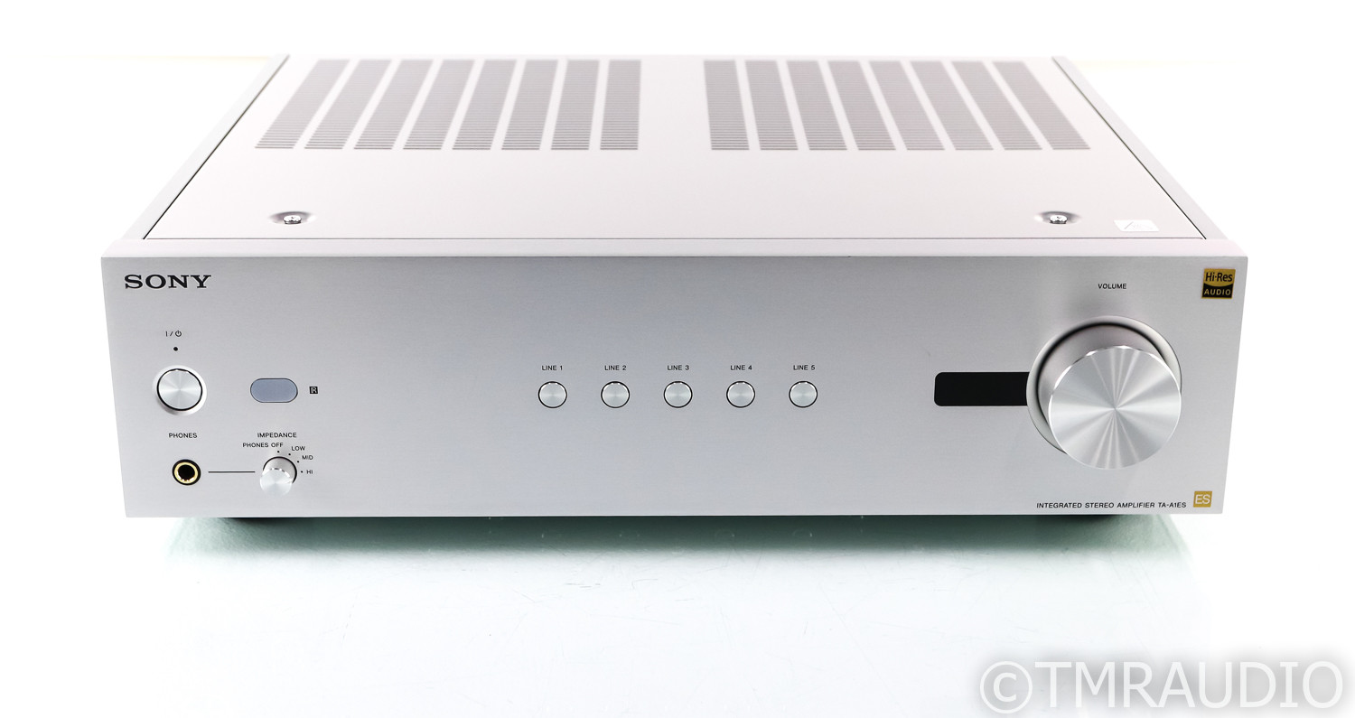 Sony Ta A1es Stereo Integrated Amplifier Taa1es Silver Remote The Music Room
