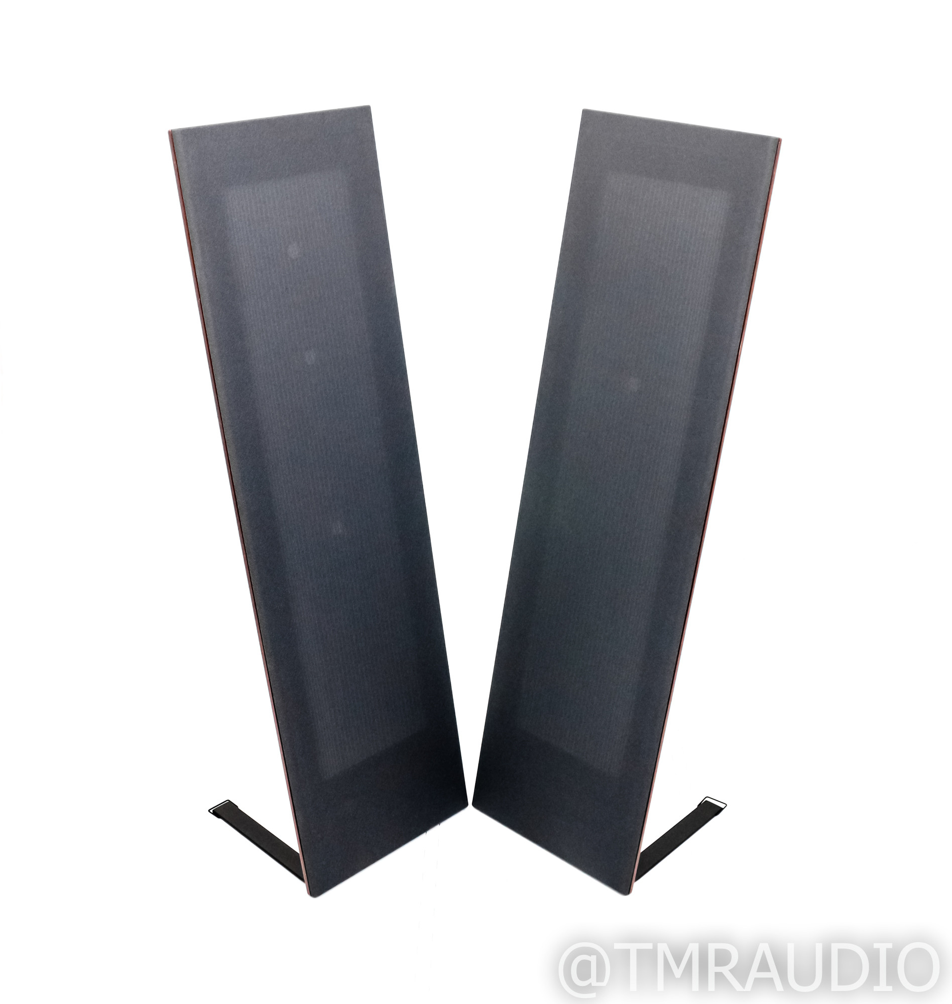 Magnepan LRS Magnetic Planar Speakers; Grey Mahogany Pair The