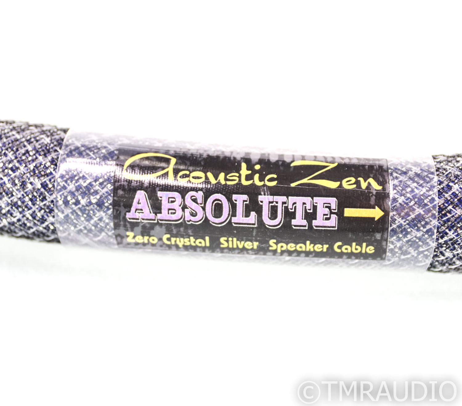 acoustic　zen absolute zerocrystal 70cm Acoustic Zen Absolute Zero Crystal Silver Speaker Cables