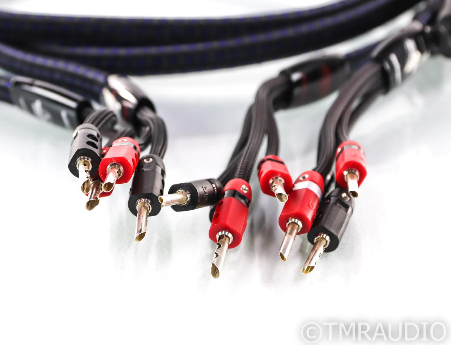 AudioQuest Gibraltar BiWire Speaker Cables; 8ft Pair; 72v DBS (SOLD3