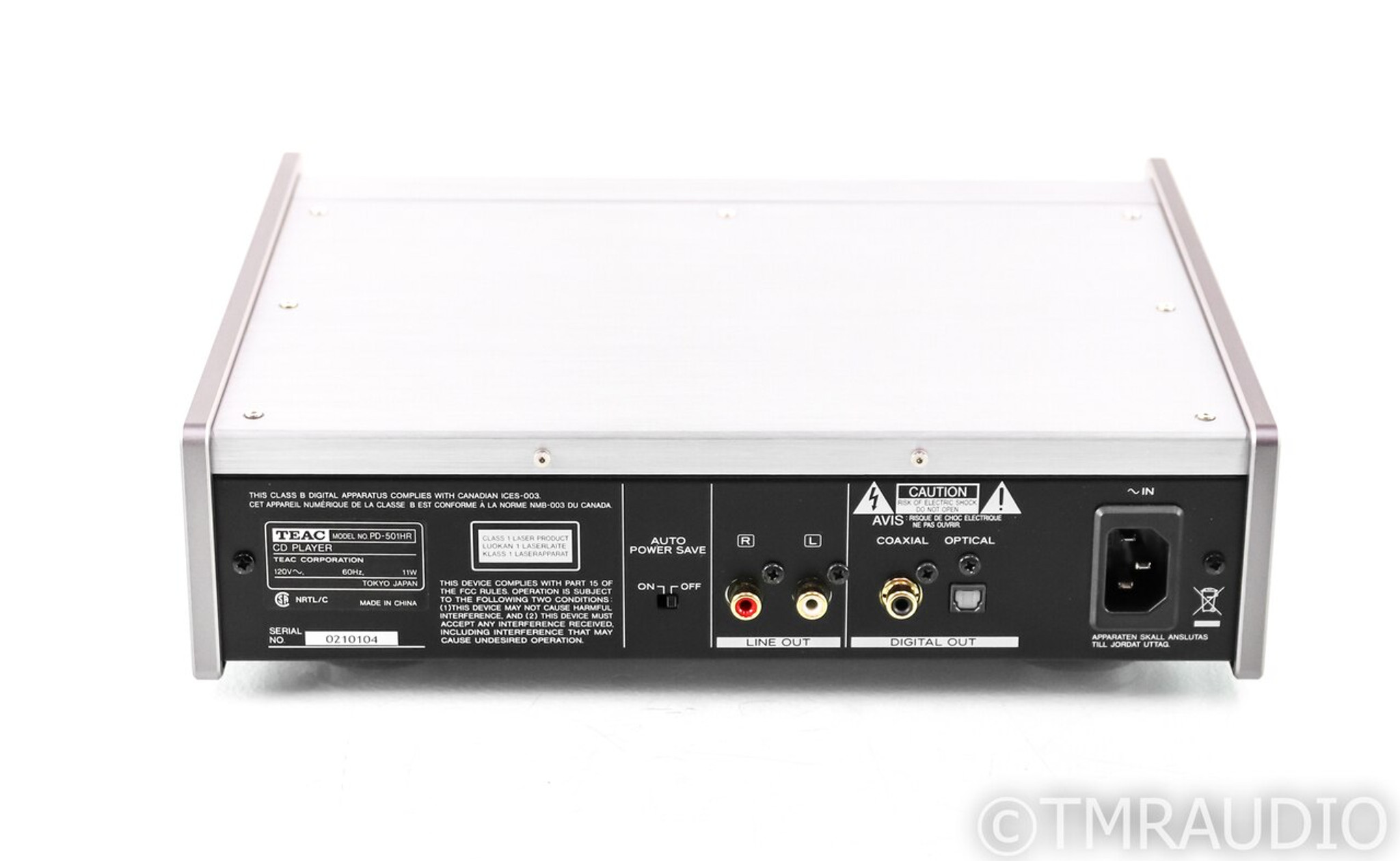 Teac PD-501HR CD Player; PD501HR; Remote - The Music Room