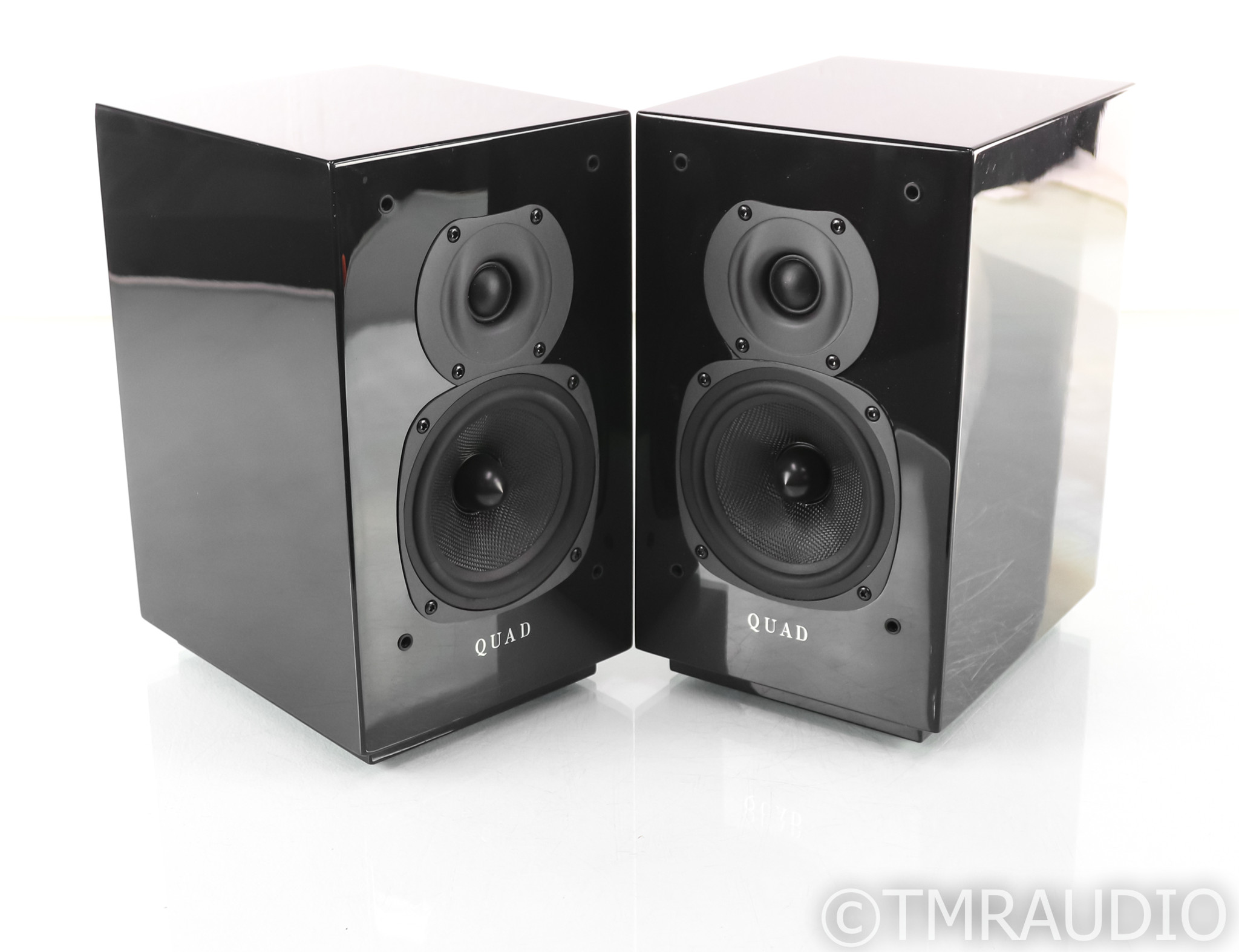 Quad 11L2 Bookshelf Speakers; Gloss Black Pair; 11-L2