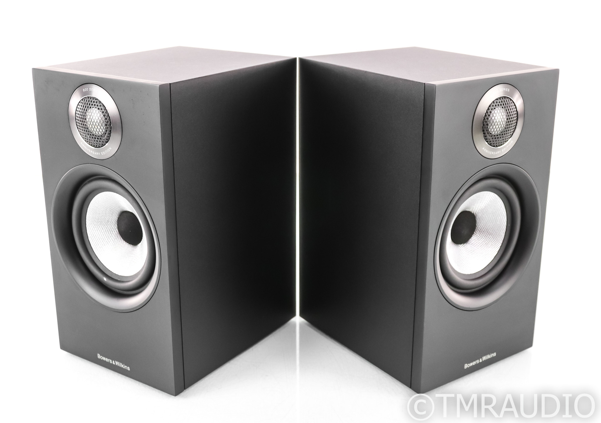 B&W 607 S2 Anniversary Edition Bookshelf Speakers; Matte Black