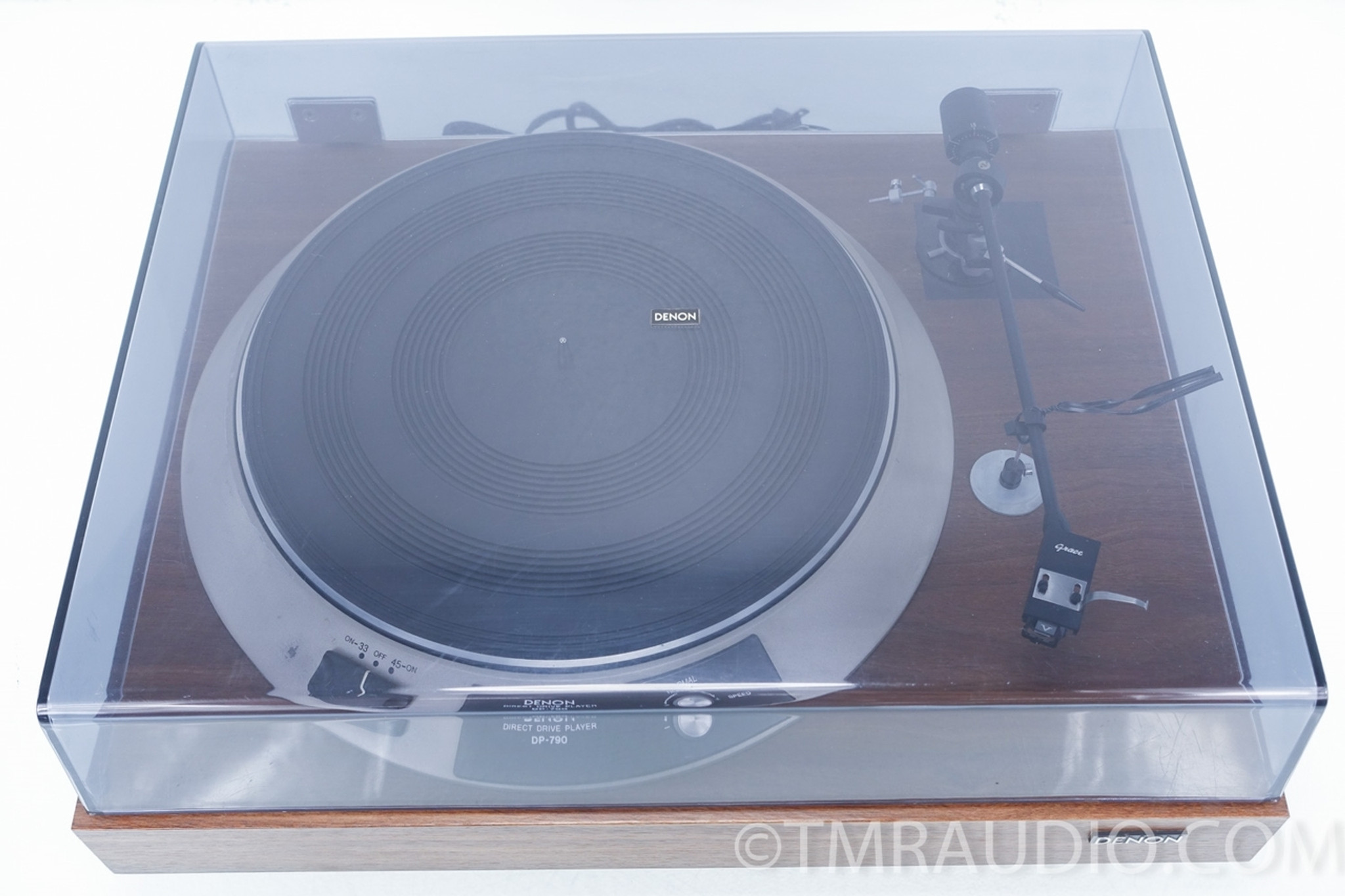 Denon DP-790 Vintage Turntable with Grace G-707 & Shure V15 Type 5