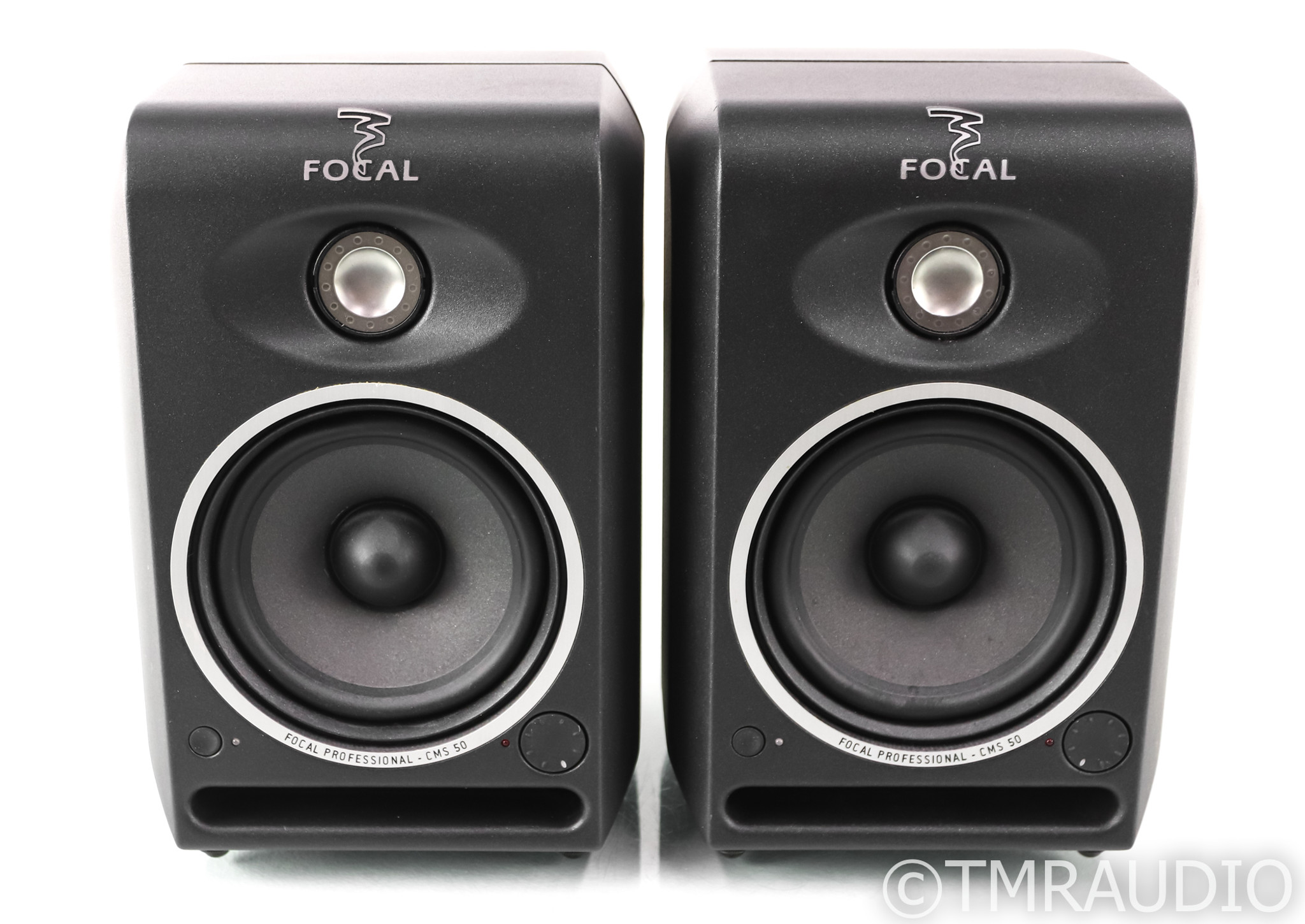 Focal CMS-50 Powered Bookshelf Speakers; Black Pair; CMS50