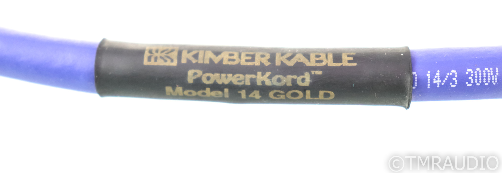 Kimber Kable PowerKord PK-14 Gold Power Cable; 7ft AC Cord; PK14