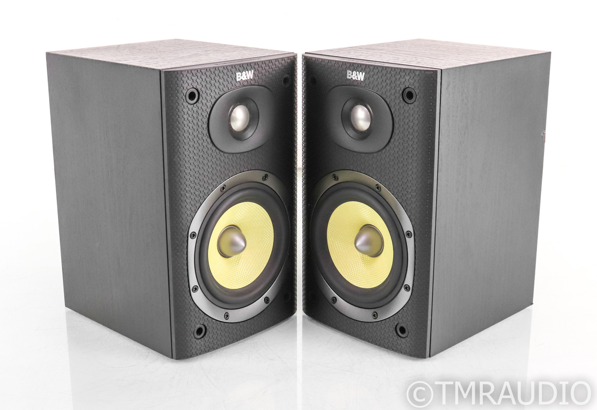 B&W DM600 S3 Bookshelf Speakers; DM-600; Black Pair