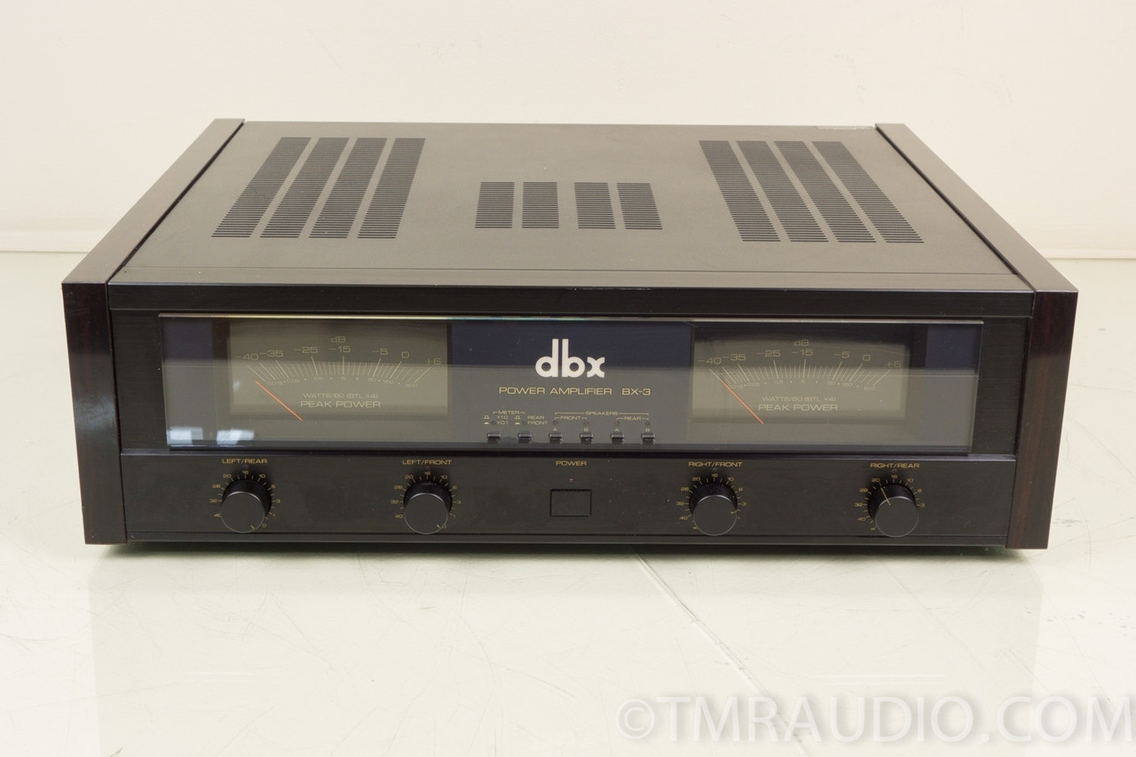 DBX BX3 Vintage Stereo 2/3/4 Channel Power Amplifier The Music Room