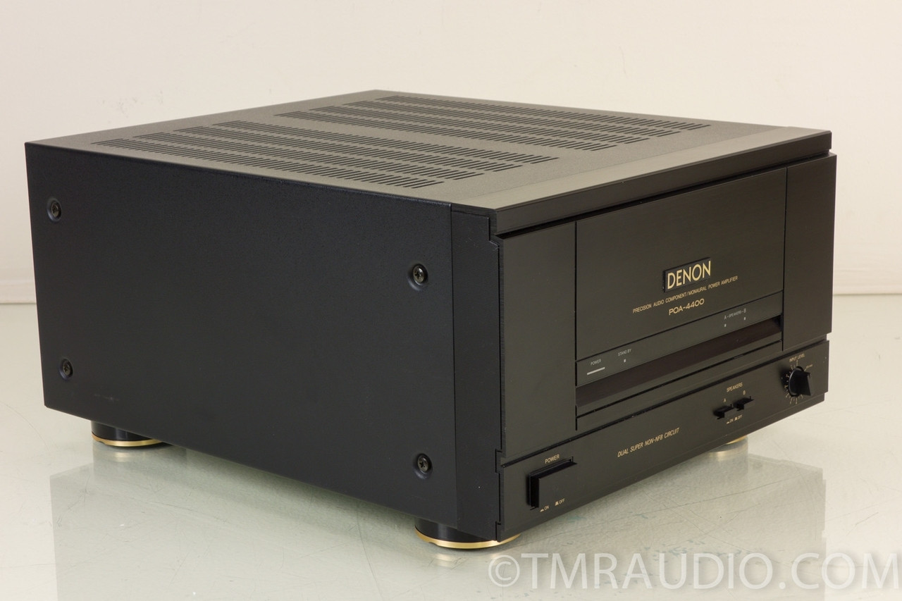 Denon POA4400 MonoBlock Amplifier; Excellent Pair The Music Room