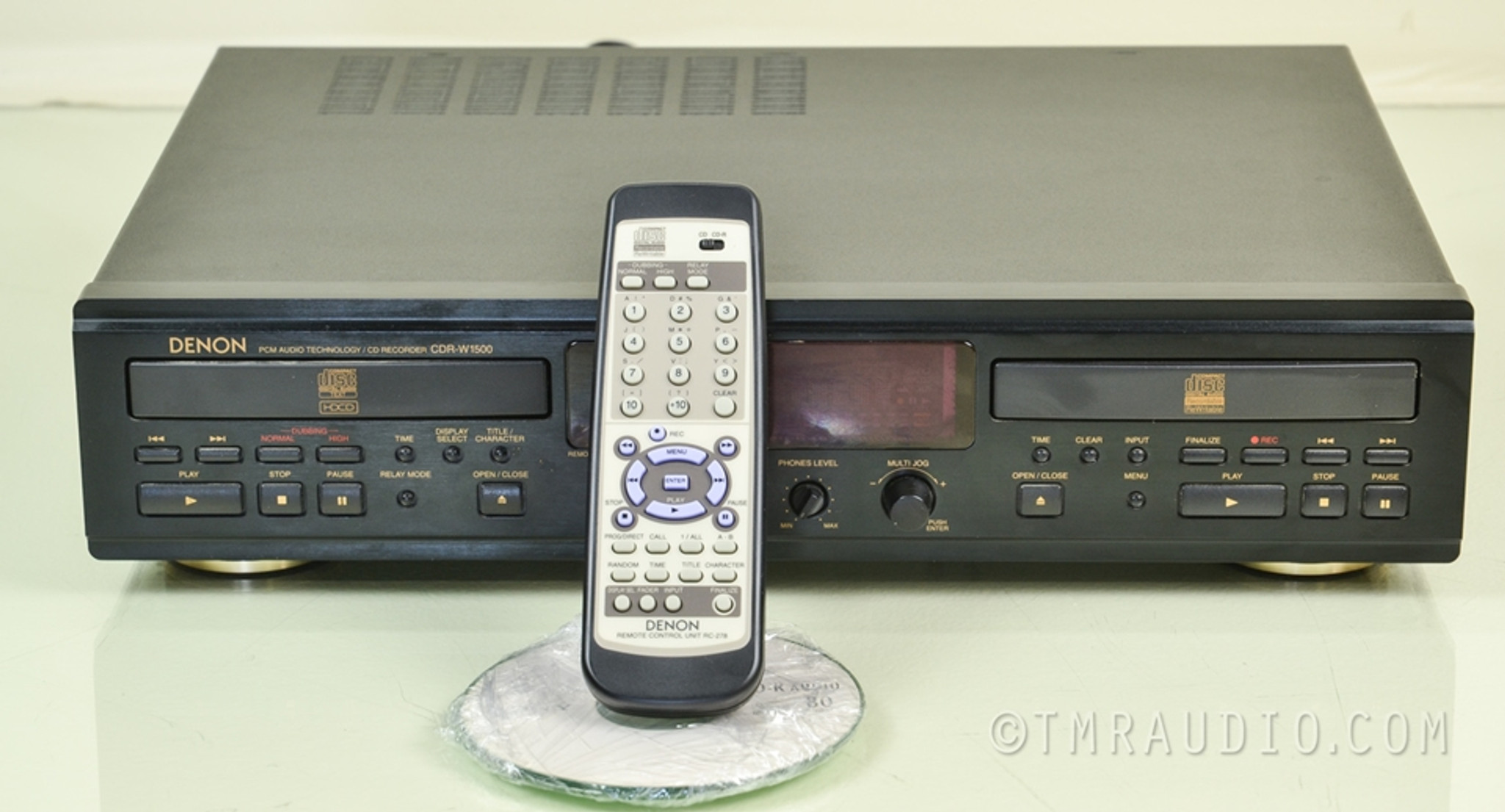 Denon CDRW1500 Dual Tray CD Recorder; Excellent in Factory Box The Music Room