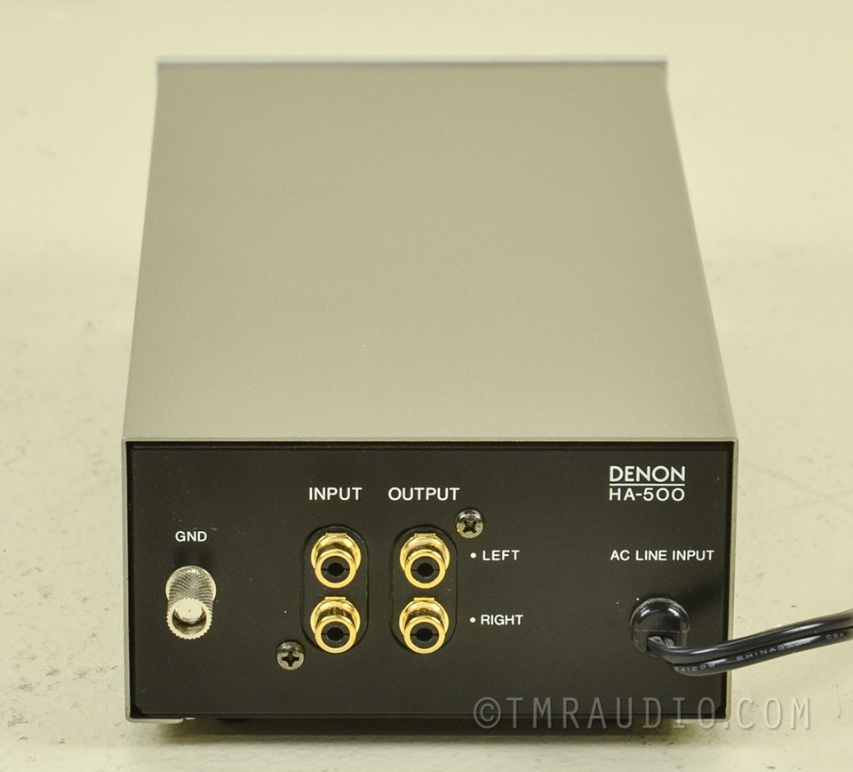 MCヘッドアンプ DENON HA-500 　通電確認 MCヘッドアンプ DENON HA-500 通電確認 【公式通販】
