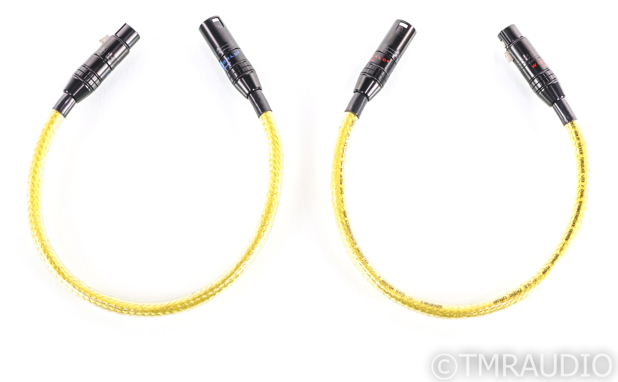 Wireworld Gold Eclipse 5 XLR Cables; 0.5m Pair Balanced