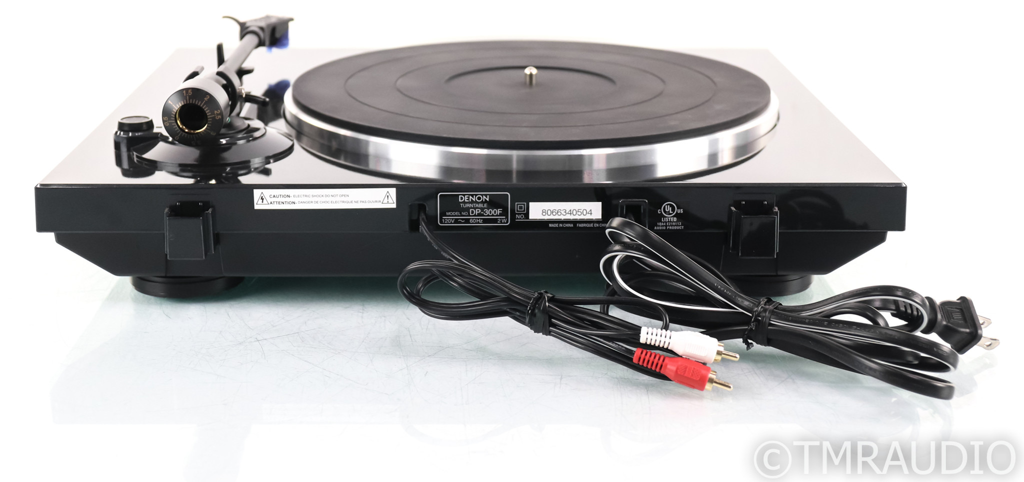 Denon DP-300F Automatic Belt Drive Turntable System; DP300F; Ortofon 2M Blue