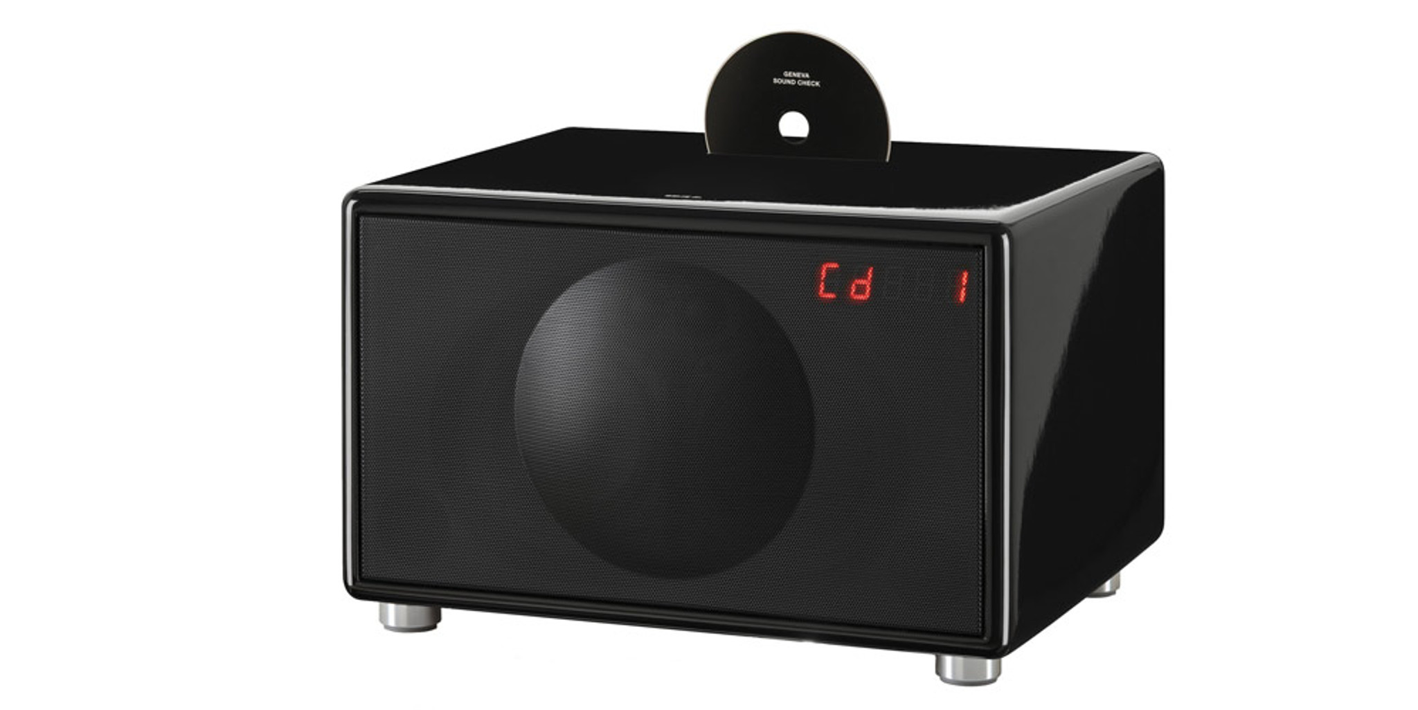 Geneva Model L Sound System; CD Player; Dock; Speaker; Tuner